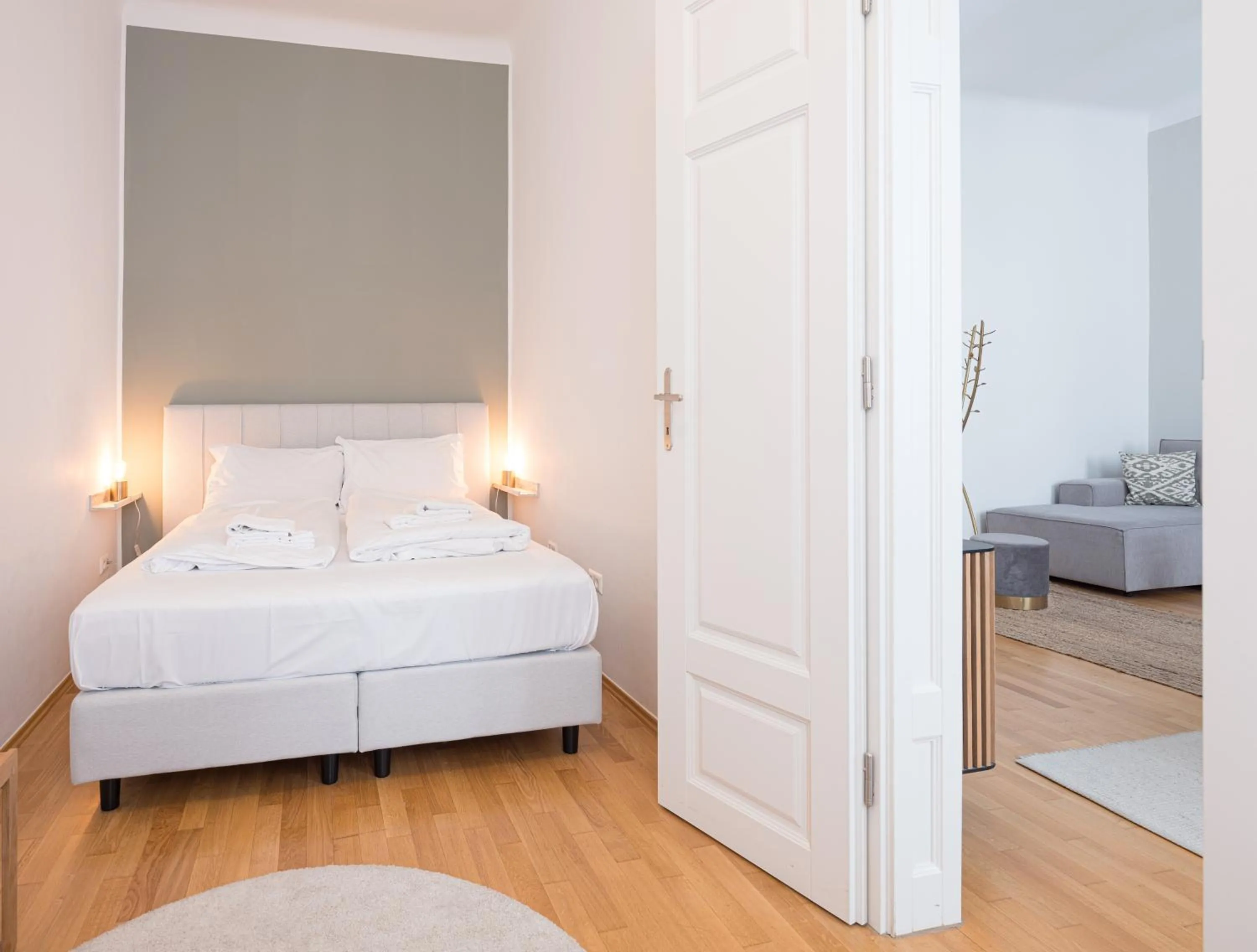 Bedroom, Bed in Mint@Naschmarkt Premium Apartments