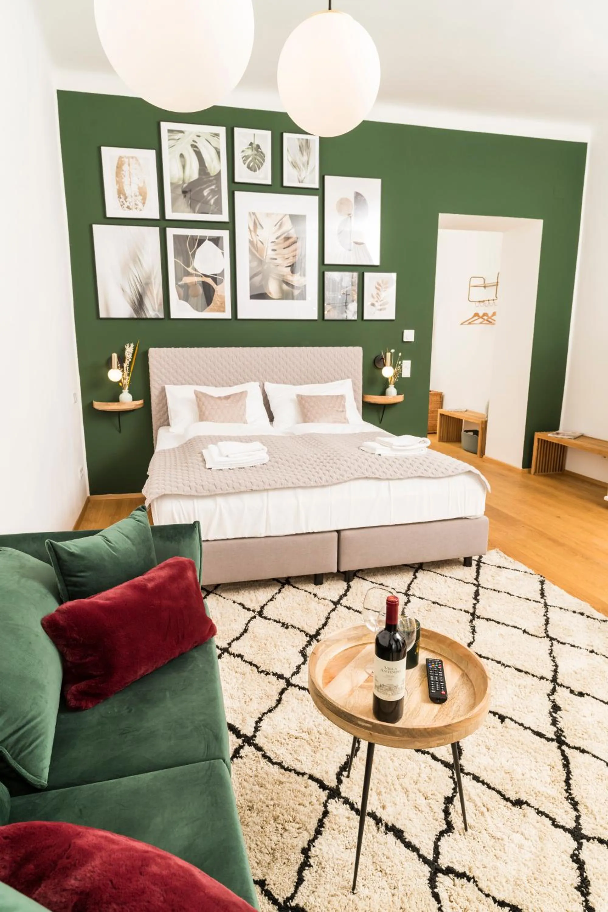 Bedroom, Bed in Mint@Naschmarkt Premium Apartments