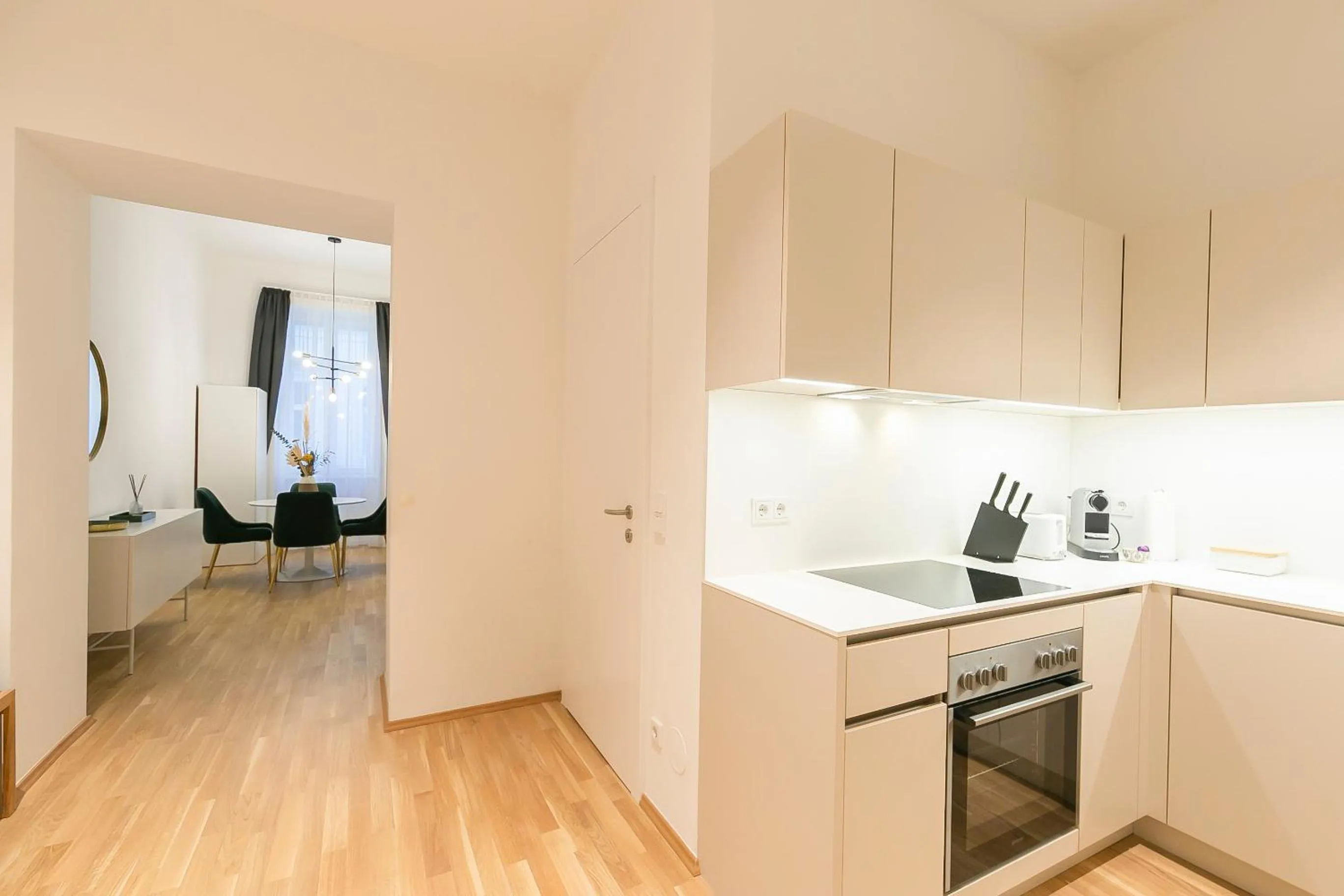 Kitchen or kitchenette in Mint@Naschmarkt Premium Apartments