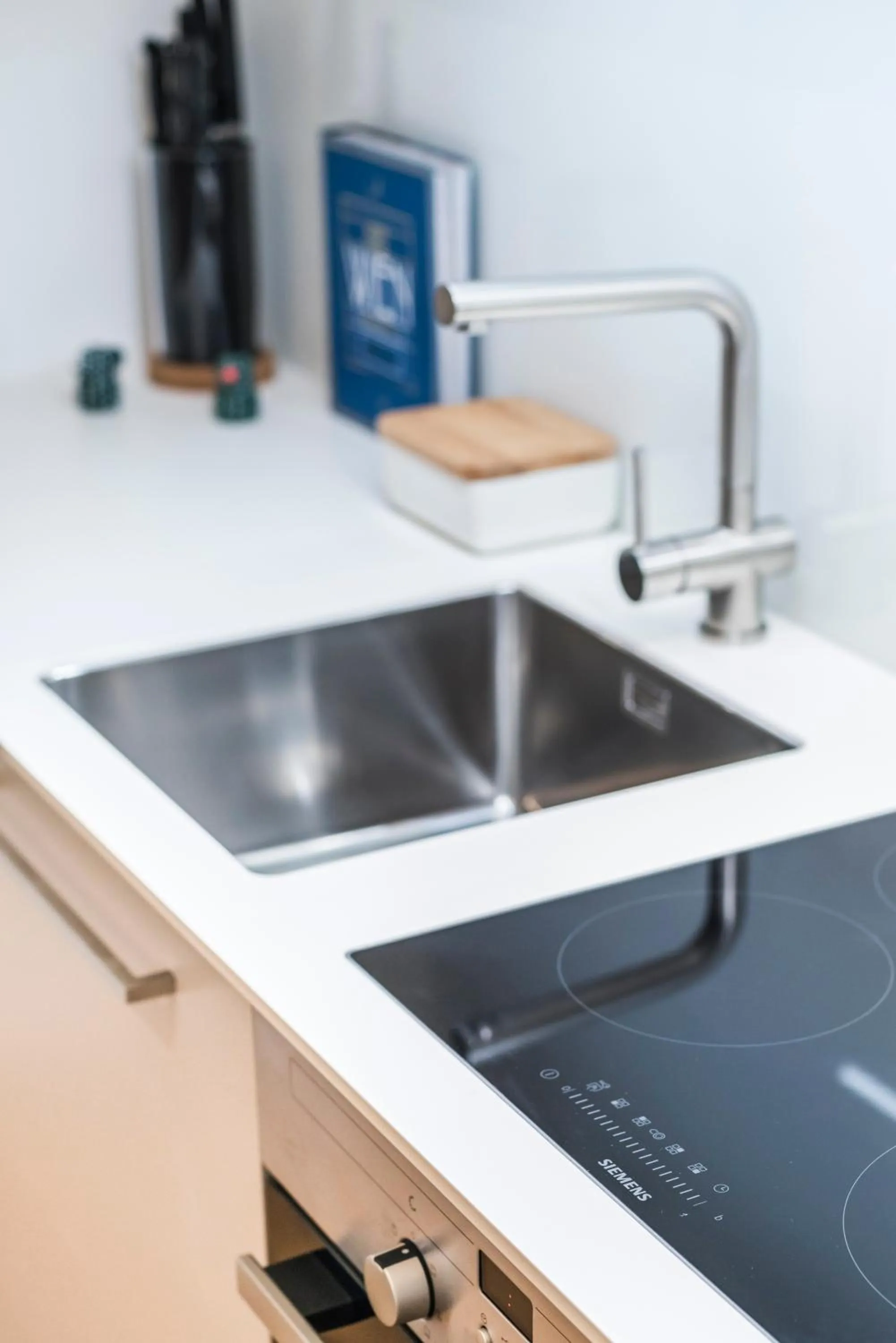 Kitchen or kitchenette in Mint@Naschmarkt Premium Apartments