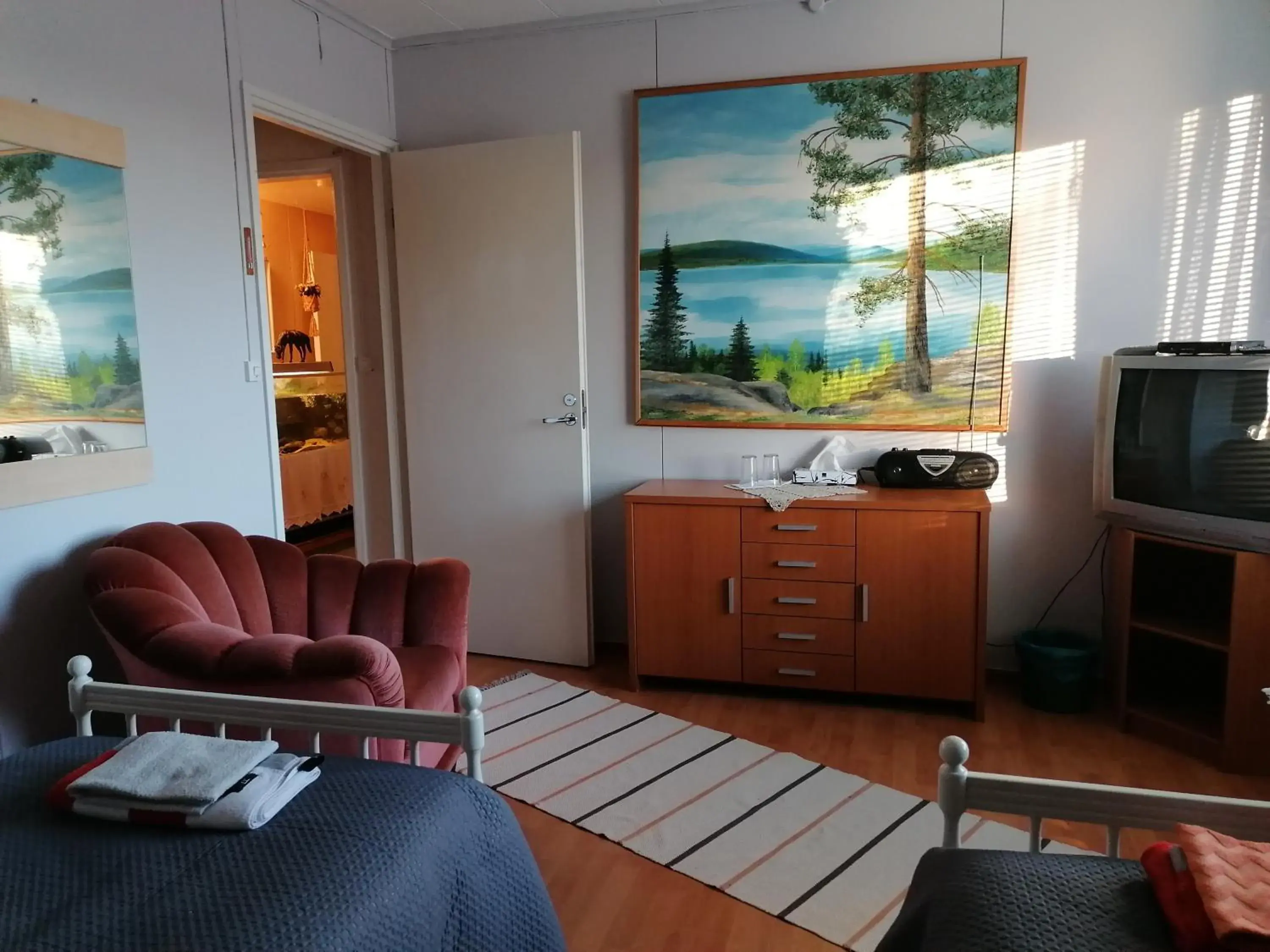 Deluxe Double Room with Shower - single occupancy in Motelli Nuttulinna Deluxe Double Room with Shower - single occupancy in Motelli Nuttulinna