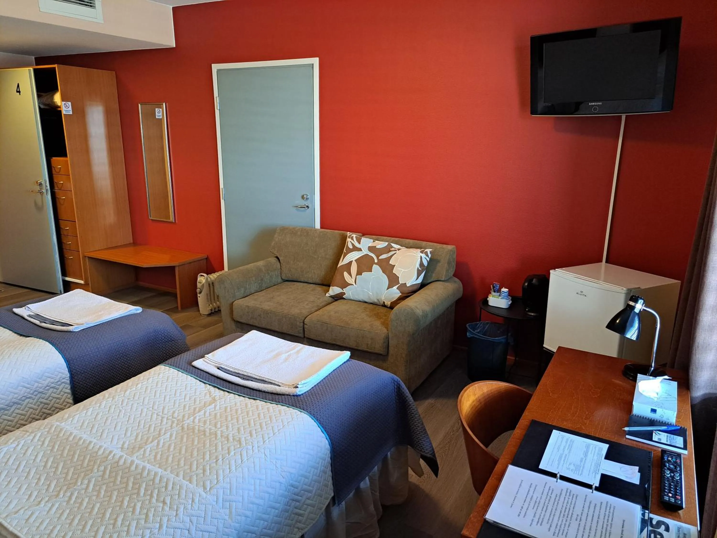 Bed in Hotelli Kärsämäki