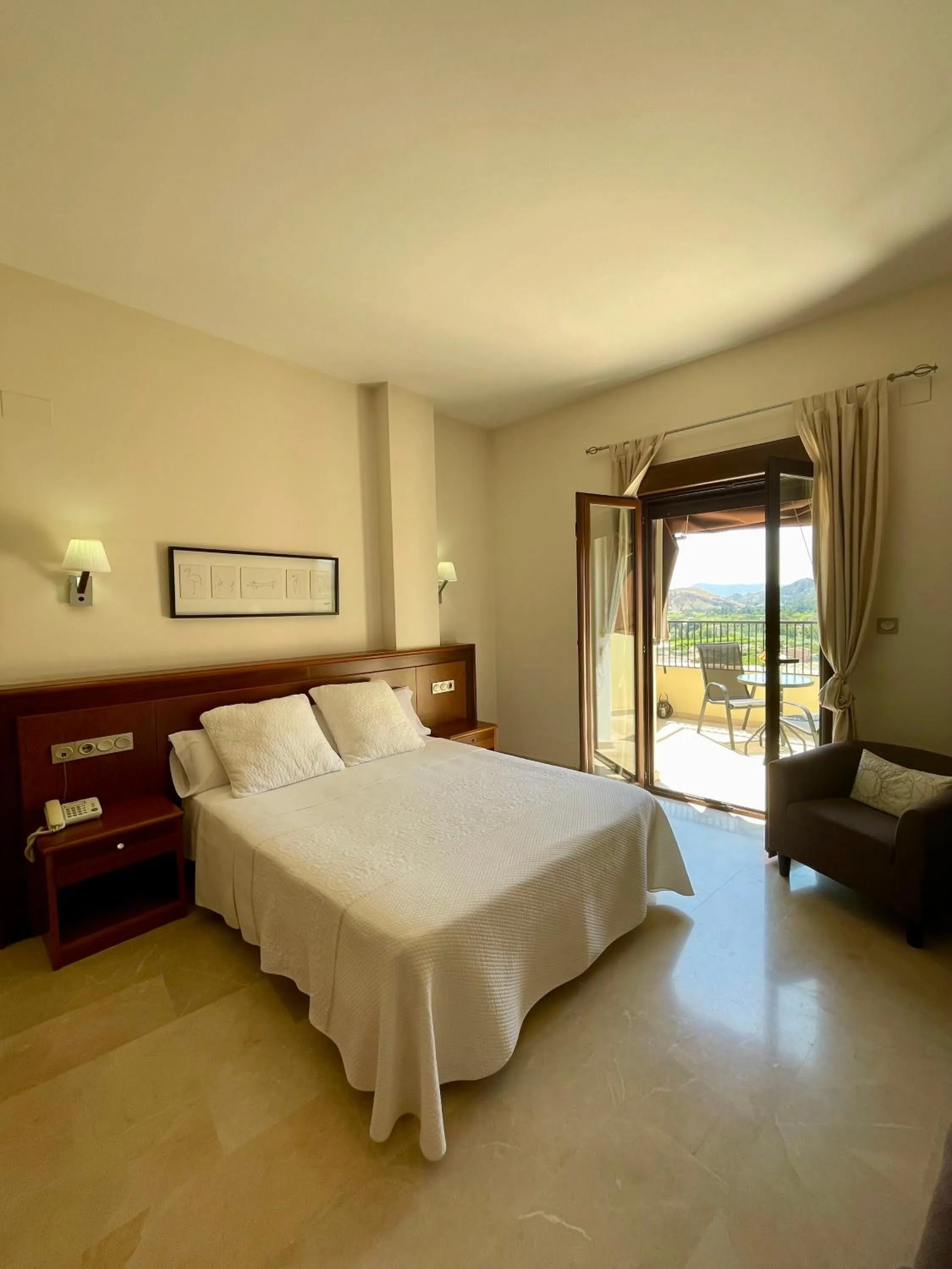 Decorative detail, Bed in Hotel San Sebastián Hospedería