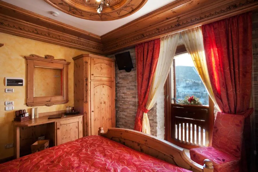 Bed in Hotel Le Ortensie