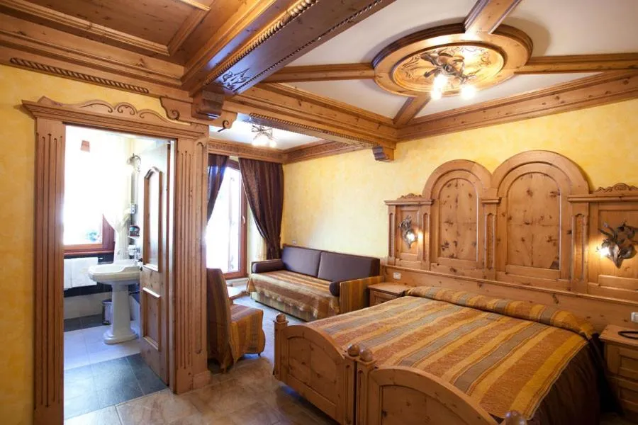 Bed in Hotel Le Ortensie