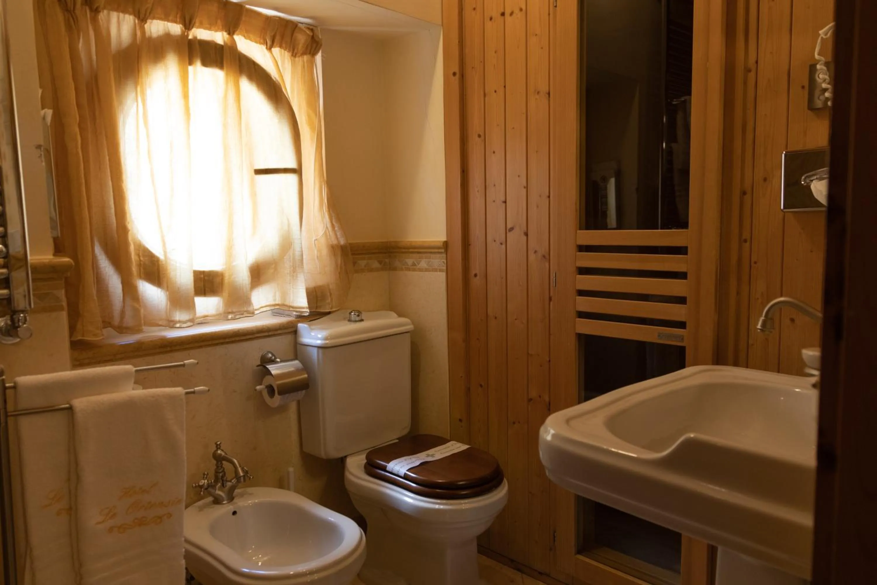 Sauna in Hotel Le Ortensie