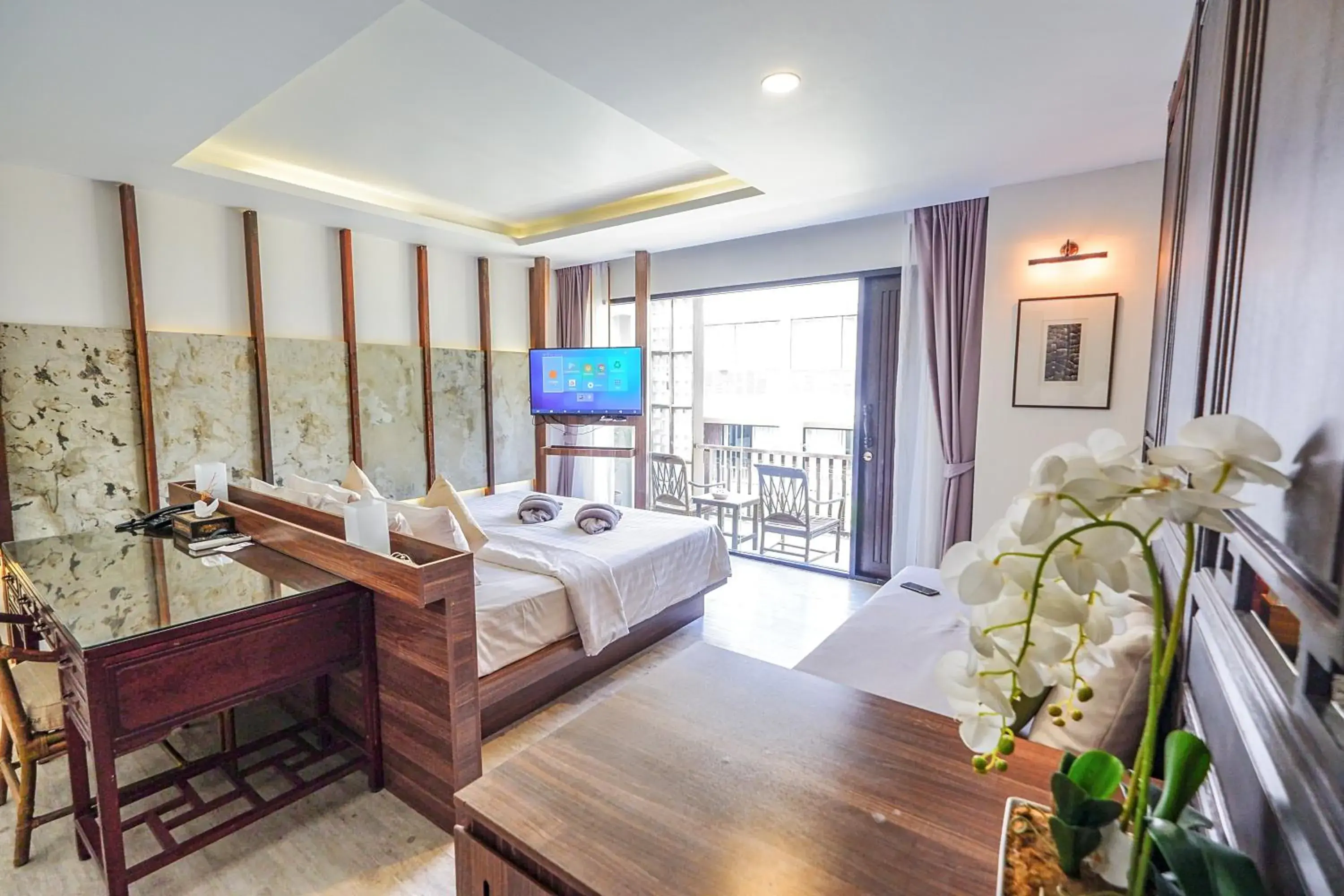 Living room, Bed in SriLanta Resort and Spa Living room, Bed in SriLanta Resort and Spa