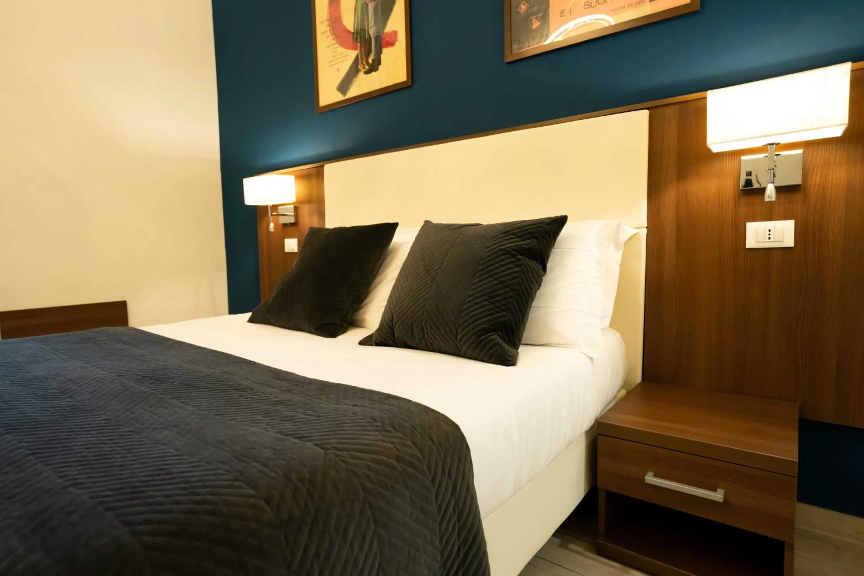 Bed in Archi di Roma Guest House