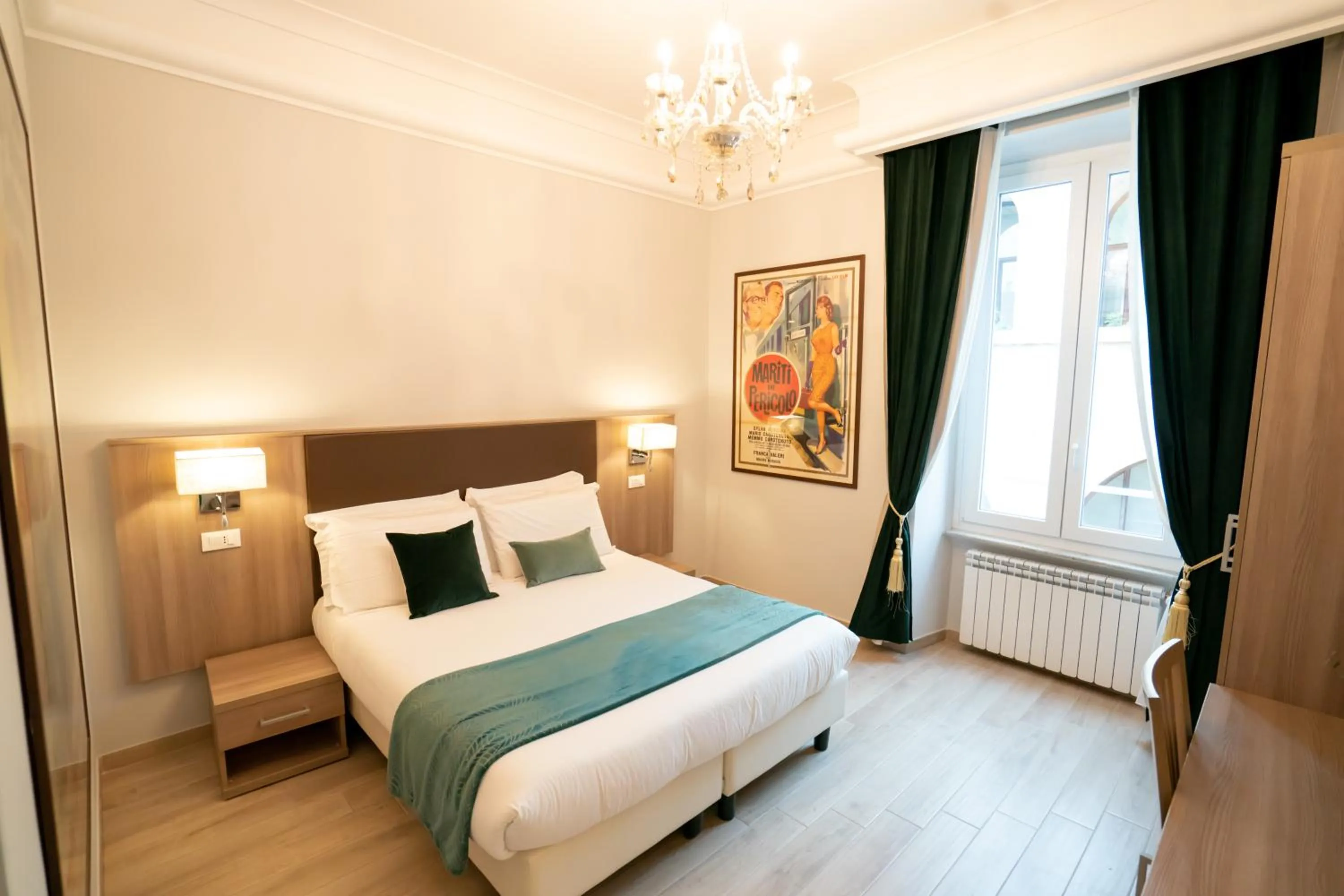 Bed in Archi di Roma Guest House