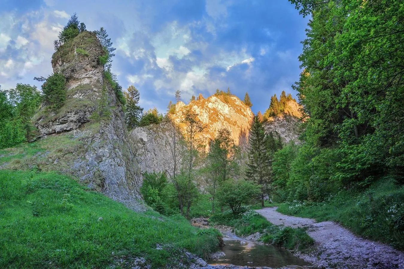 Mountain view in Jaworczański Raj pod Wysoką - z Sauną przy Wyciągu