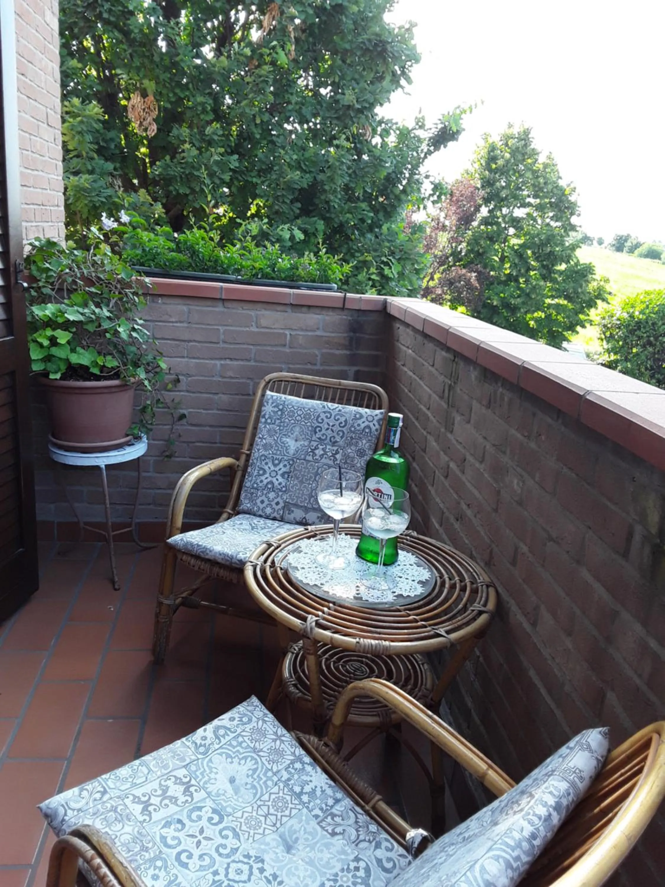 Balcony/Terrace in B&B LA ROSA GIALLA