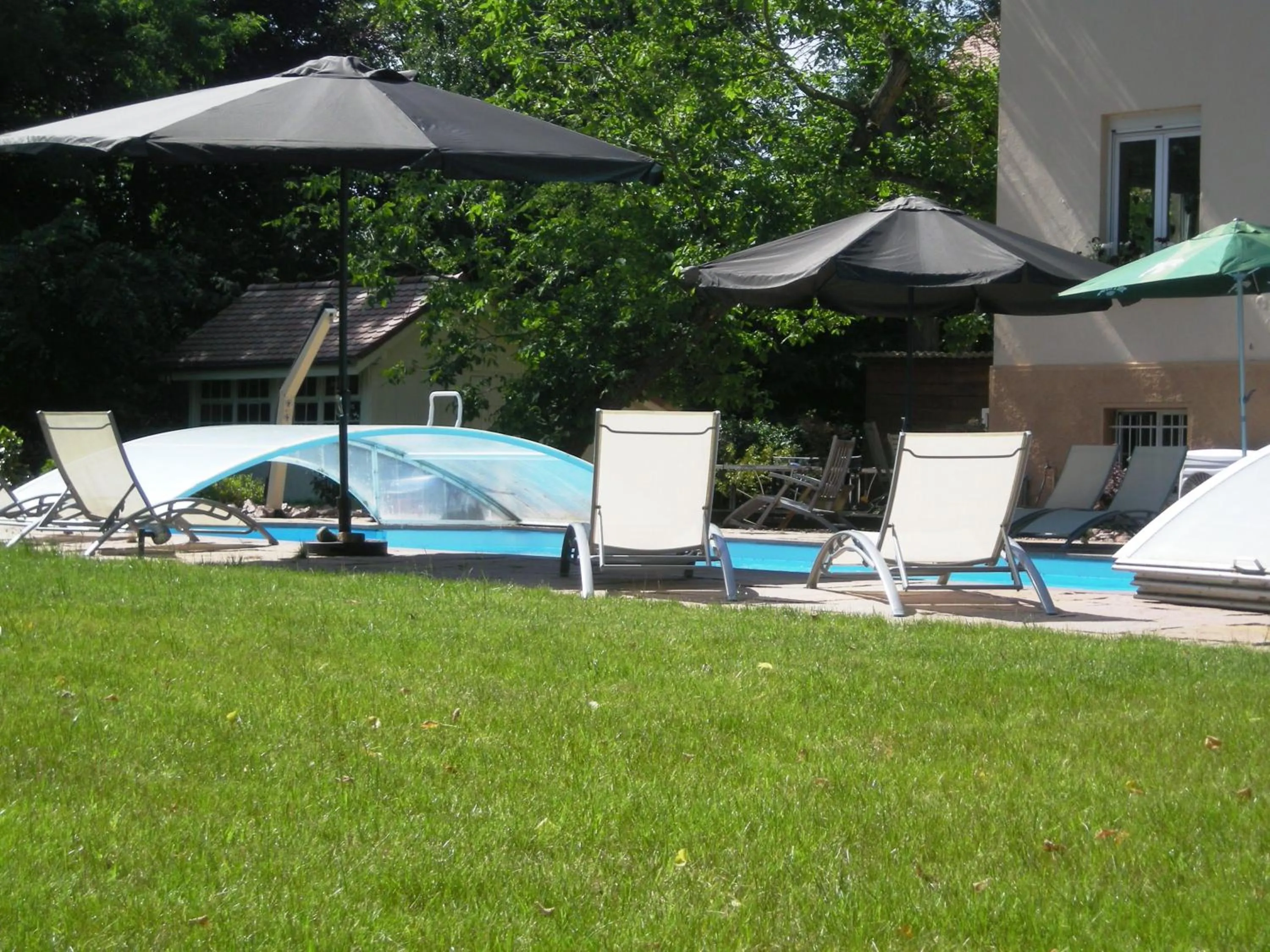 Swimming pool in Aux Berges de la Thur