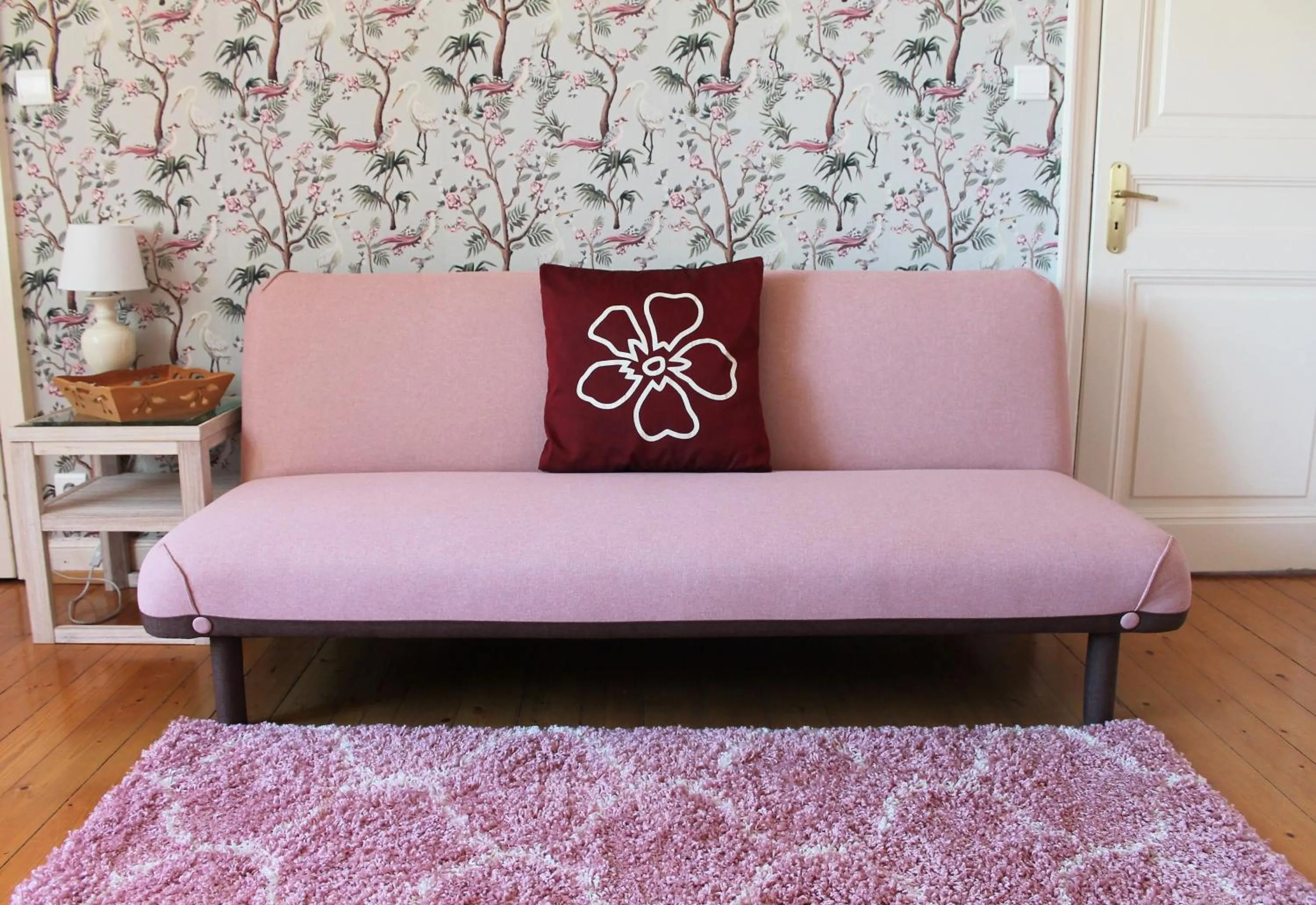 Seating area in Aux Berges de la Thur