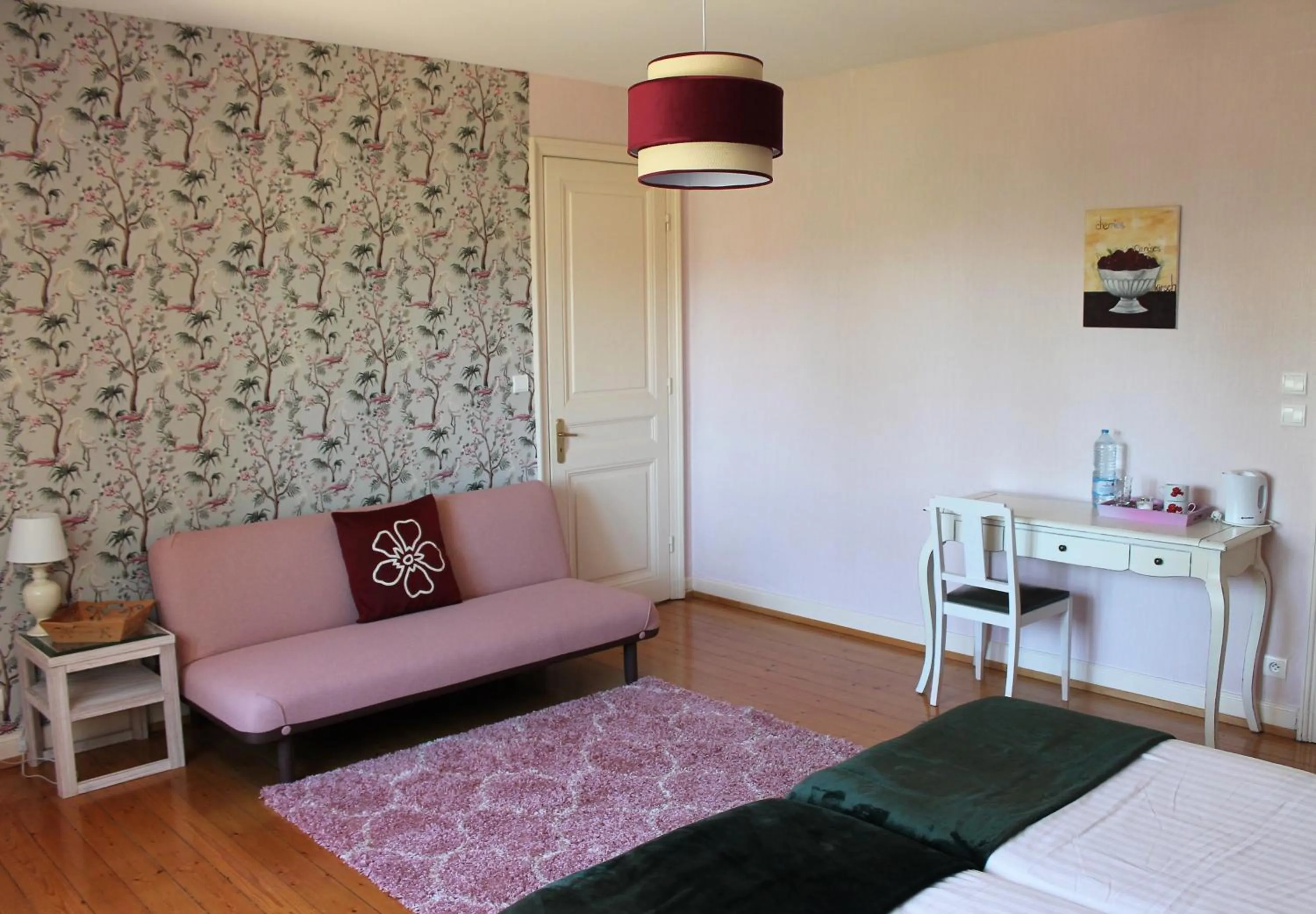 Seating area, Bed in Aux Berges de la Thur