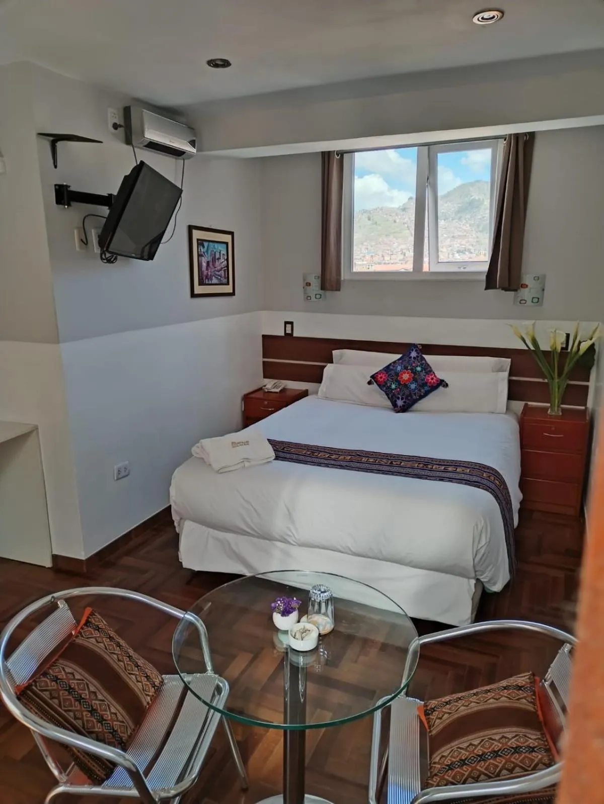 Bathroom, Bed in HOTEL AMTALLPA San Blas Inn