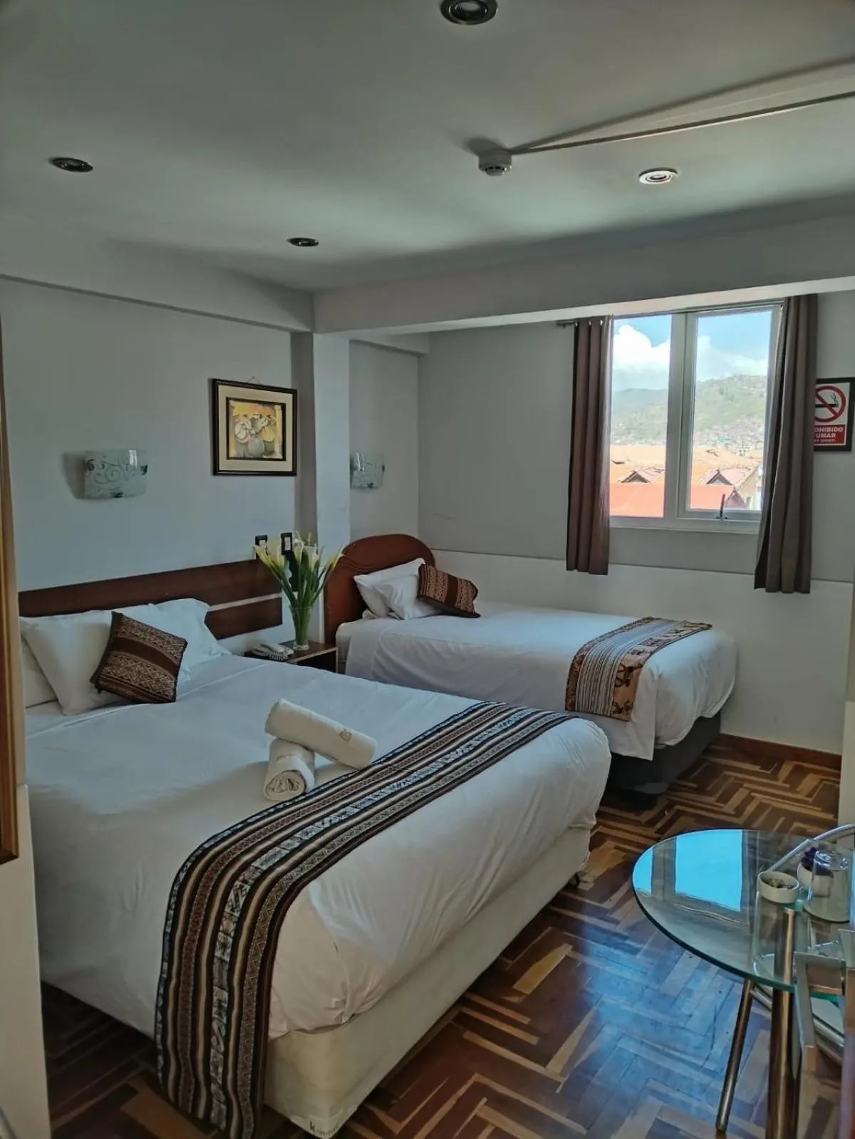 Bathroom, Bed in HOTEL AMTALLPA San Blas Inn