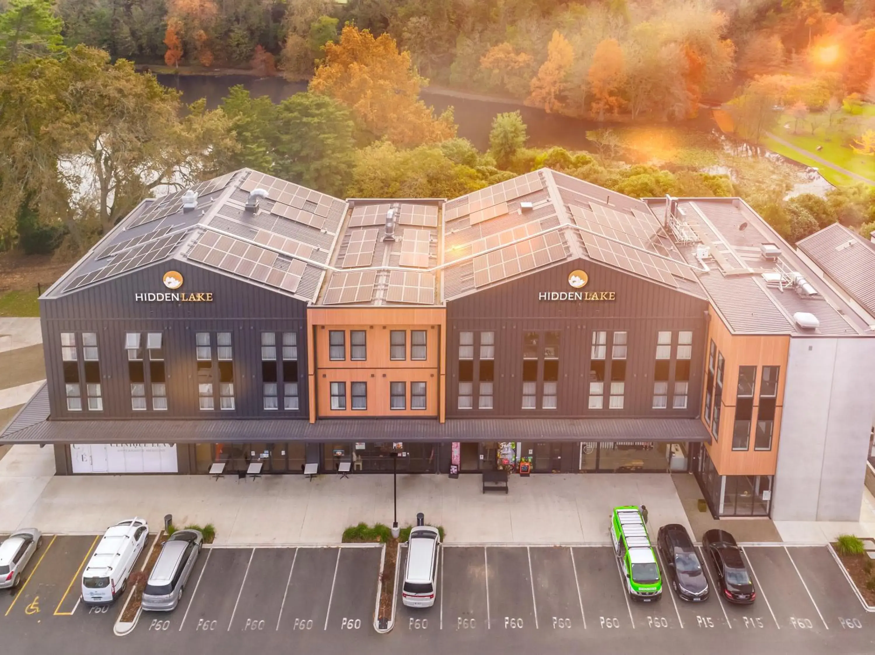 Property building in Hidden Lake Hotel & Apartments Property building in Hidden Lake Hotel & Apartments