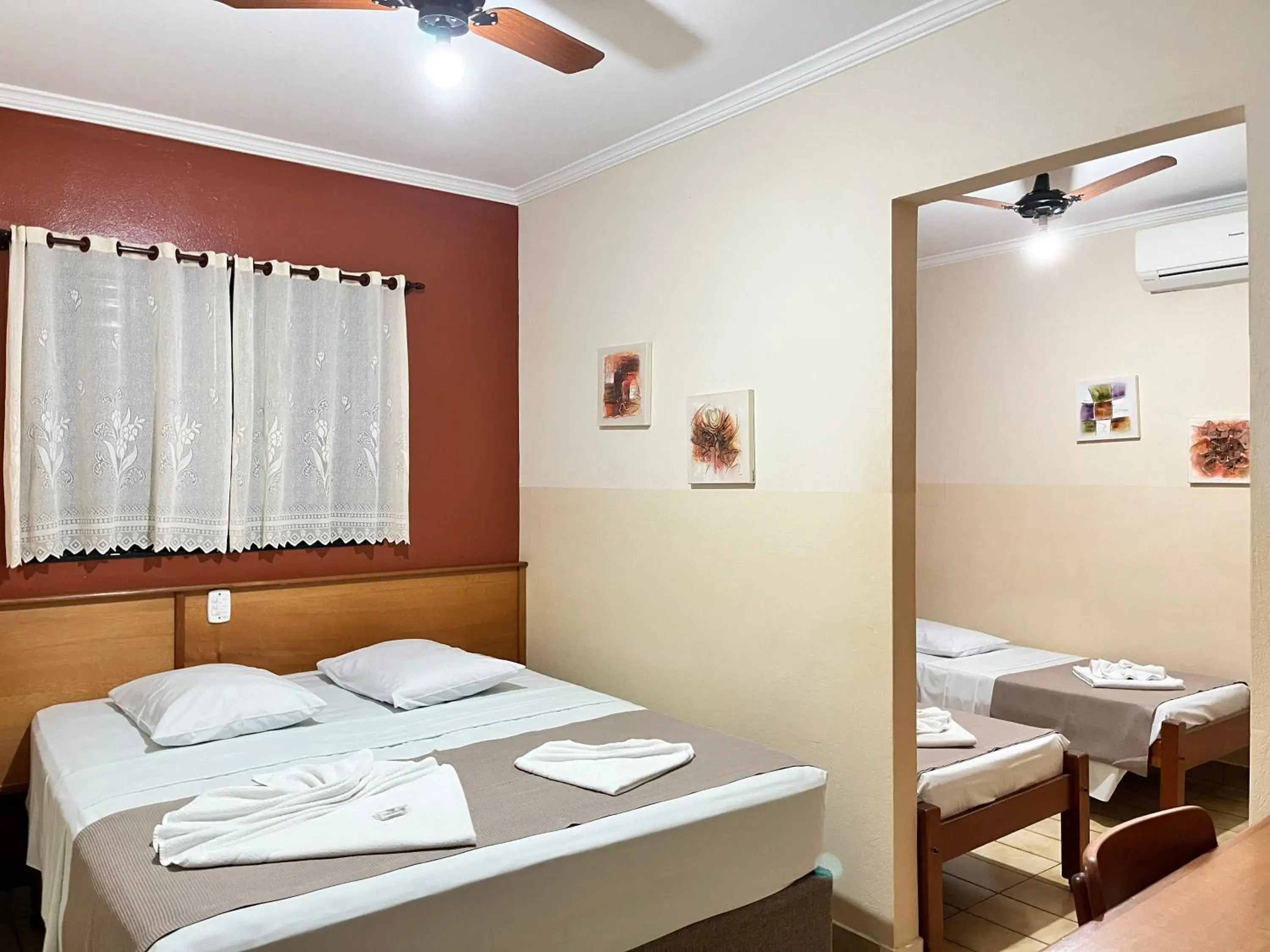 Standard Quadruple Room - single occupancy in Hotel São Marcos Orlândia SP Standard Quadruple Room - single occupancy in Hotel São Marcos Orlândia SP