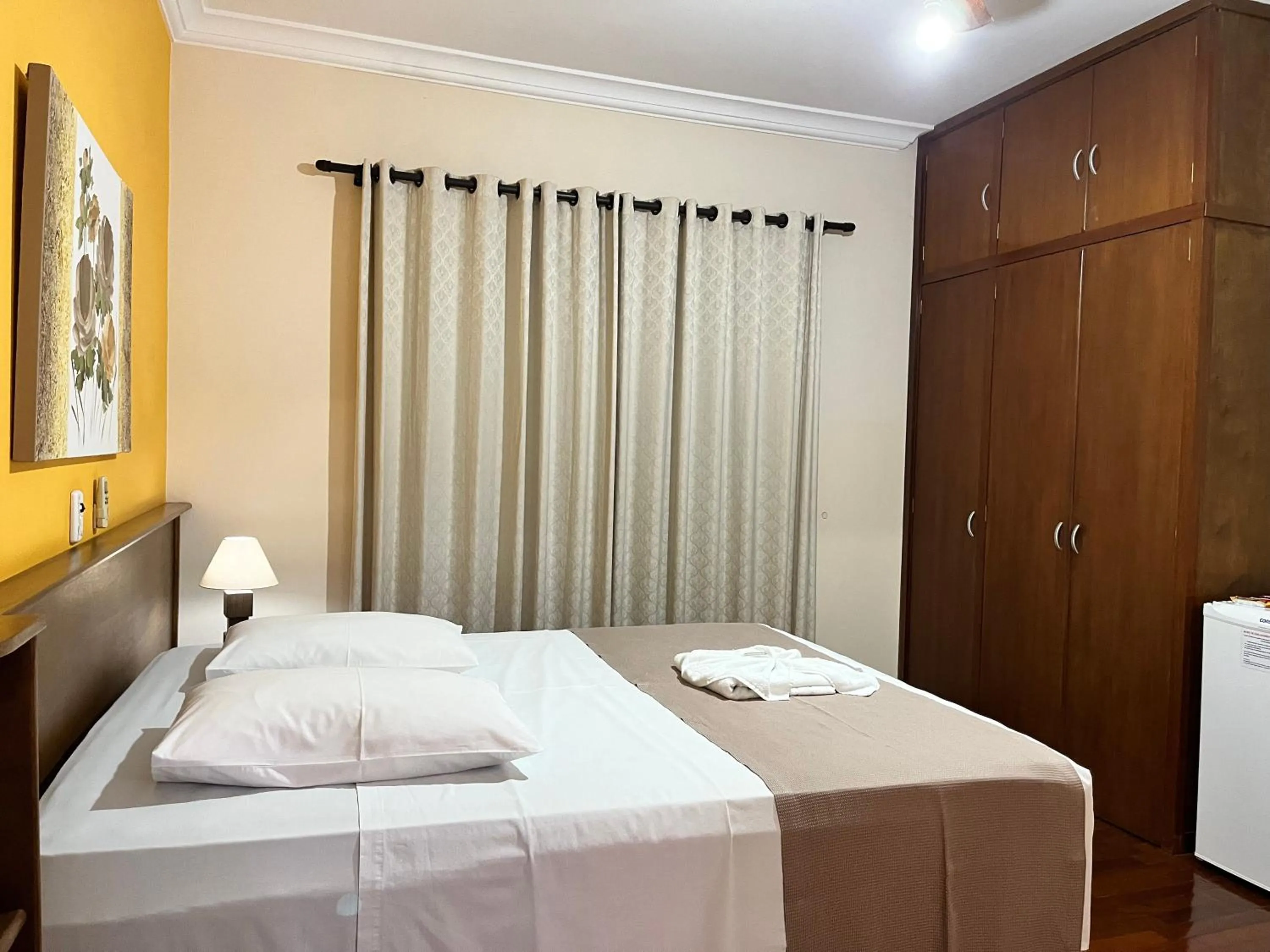 Bed in Hotel São Marcos Orlândia SP