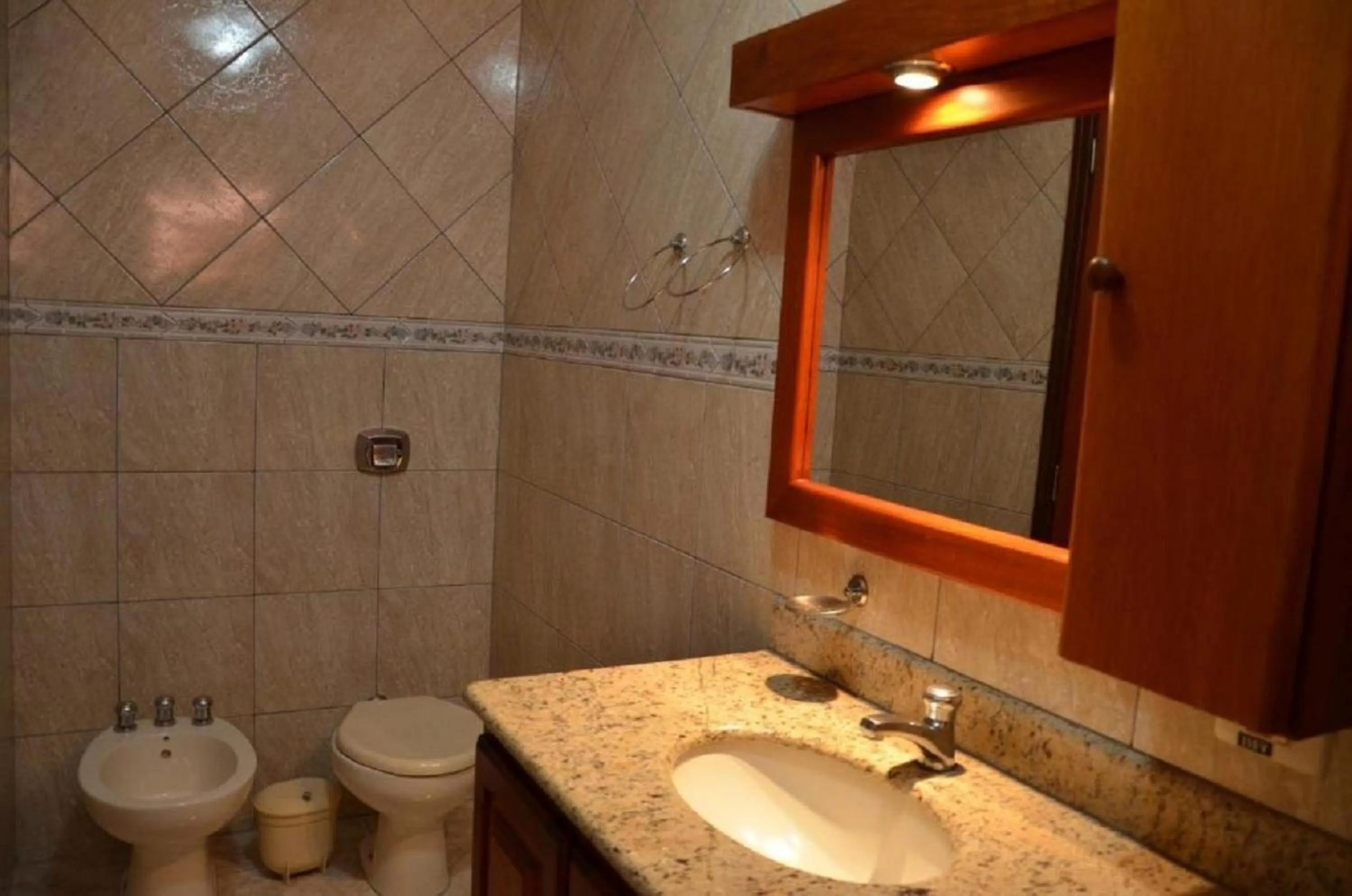 Bathroom in Hotel São Marcos Orlândia SP