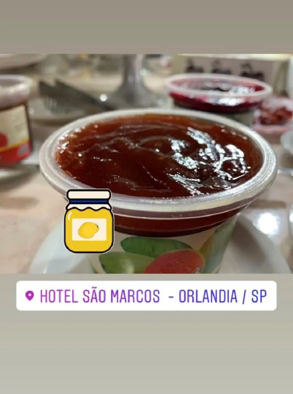 Buffet breakfast in Hotel São Marcos Orlândia SP