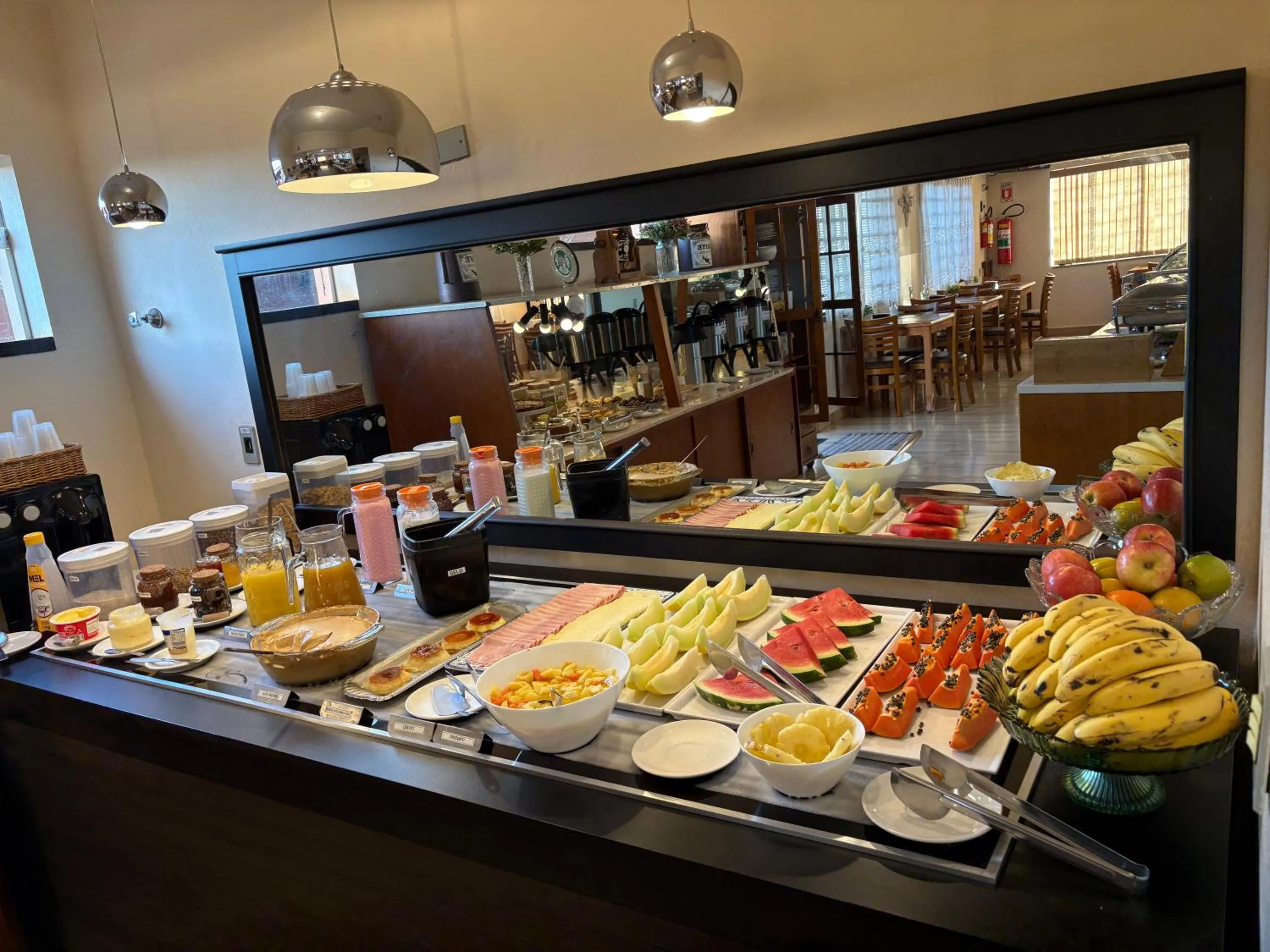 Buffet breakfast in Hotel São Marcos Orlândia SP