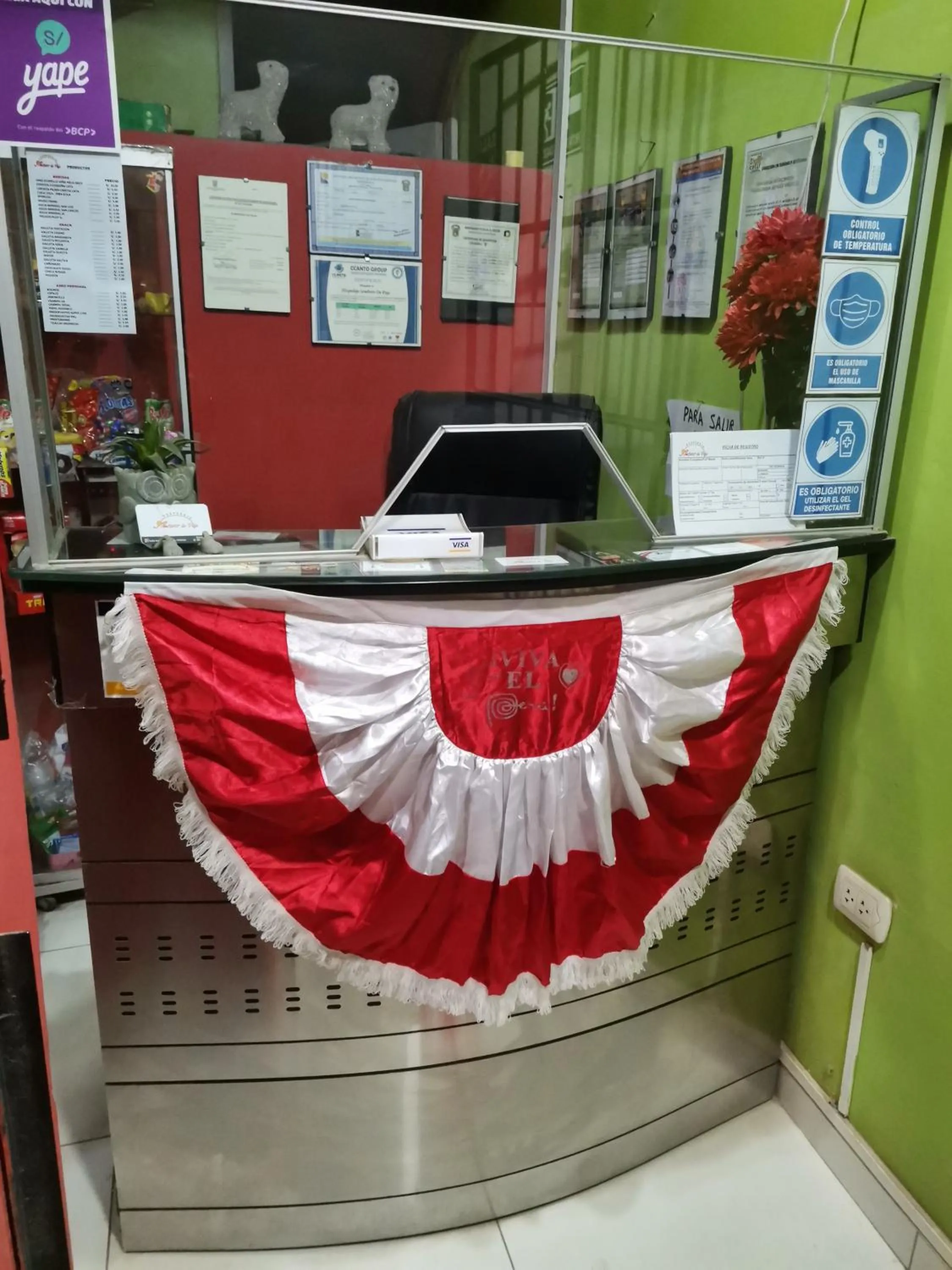 Lobby or reception in Sombrero de Paja