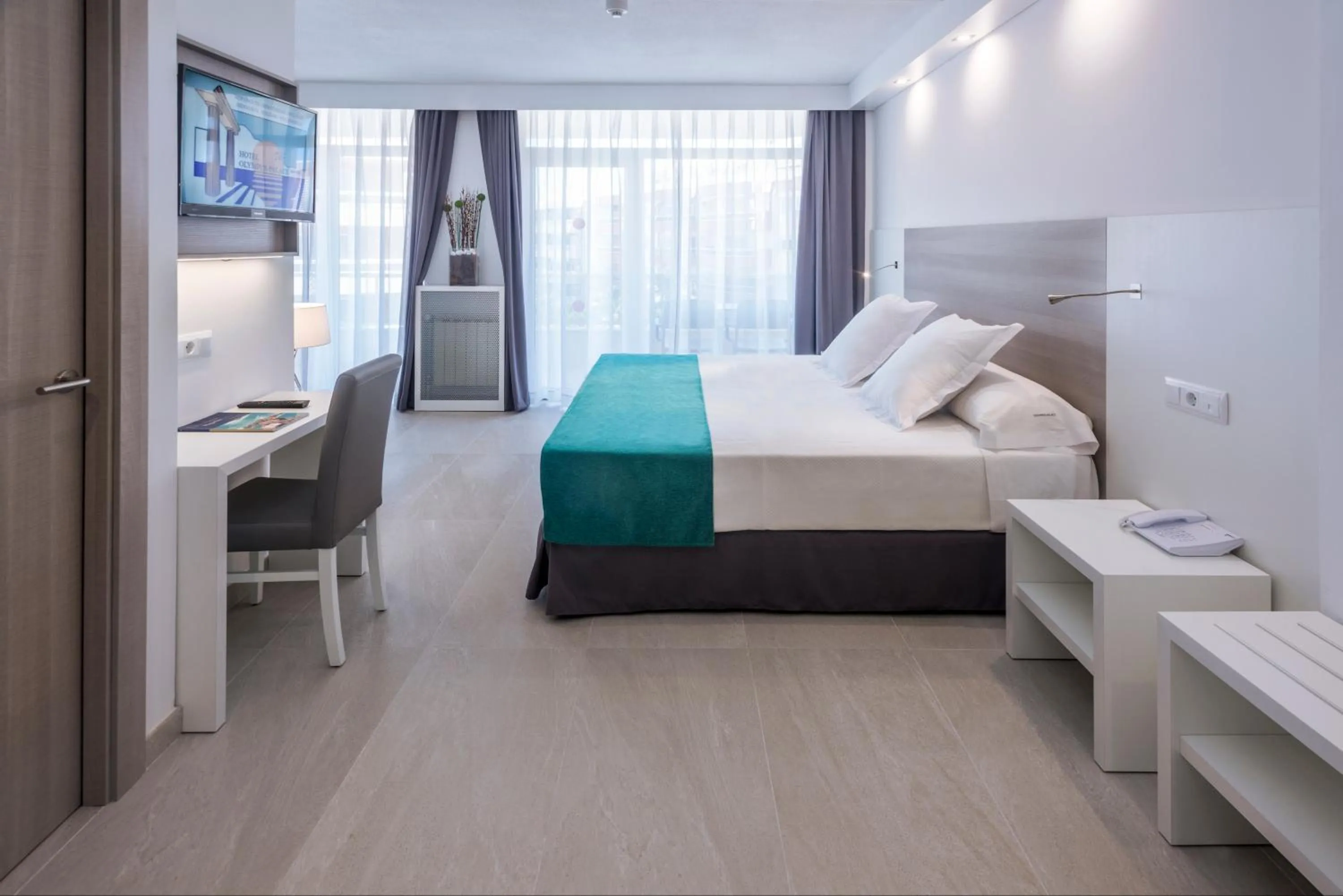 Decorative detail, Bed in Hotel Olympus Palace