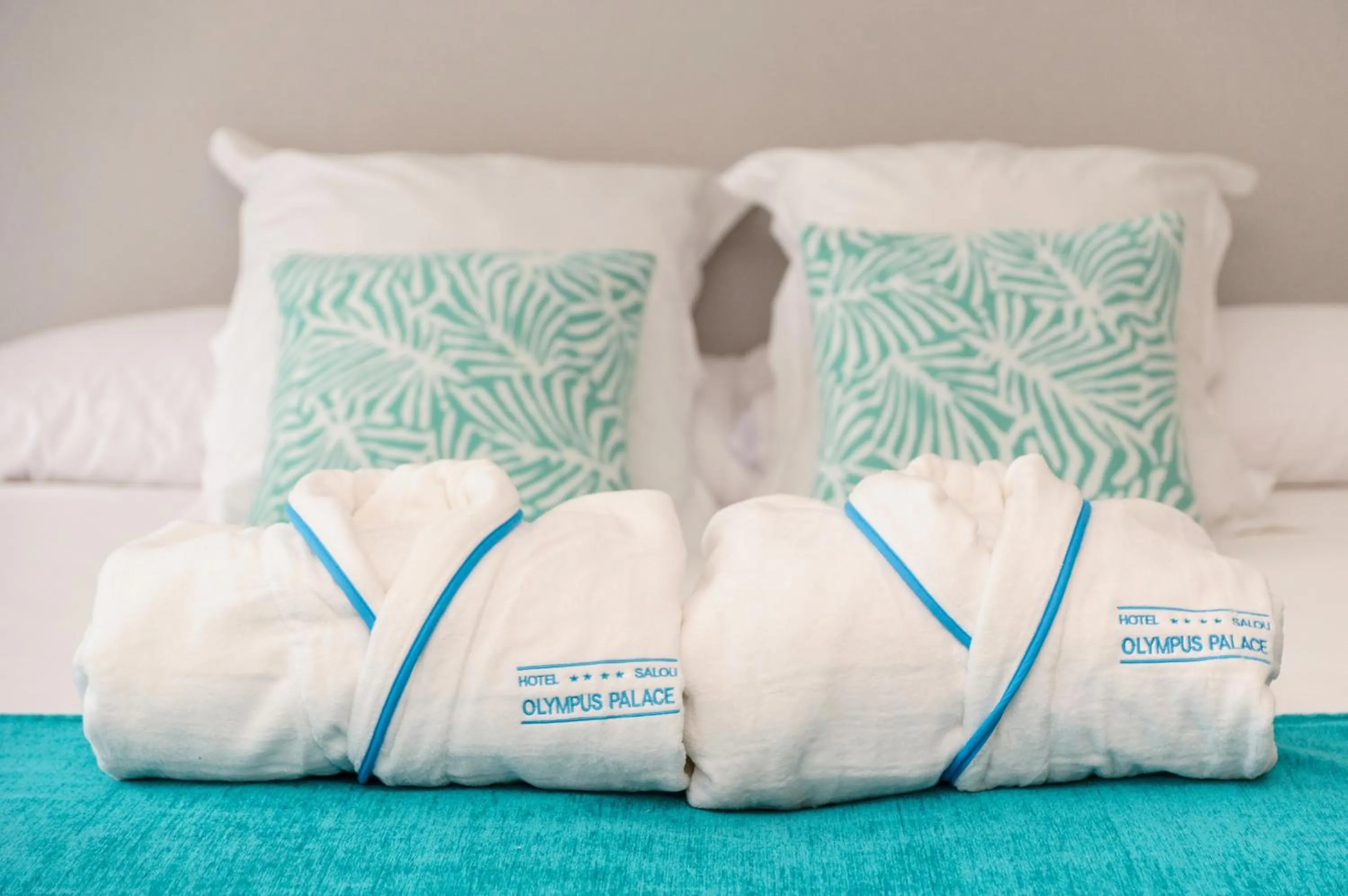 Bed in Hotel Olympus Palace