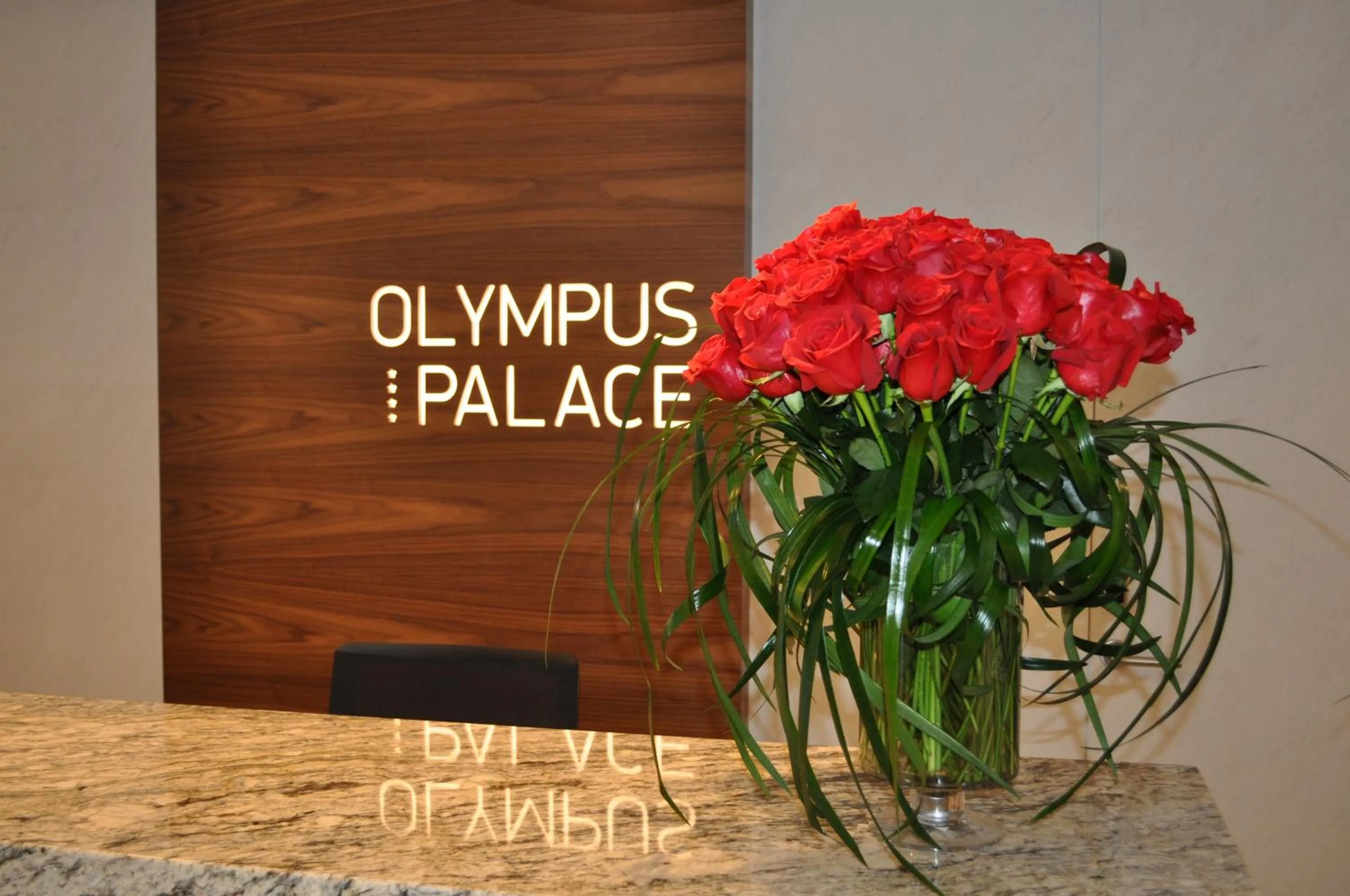 Lobby or reception in Hotel Olympus Palace
