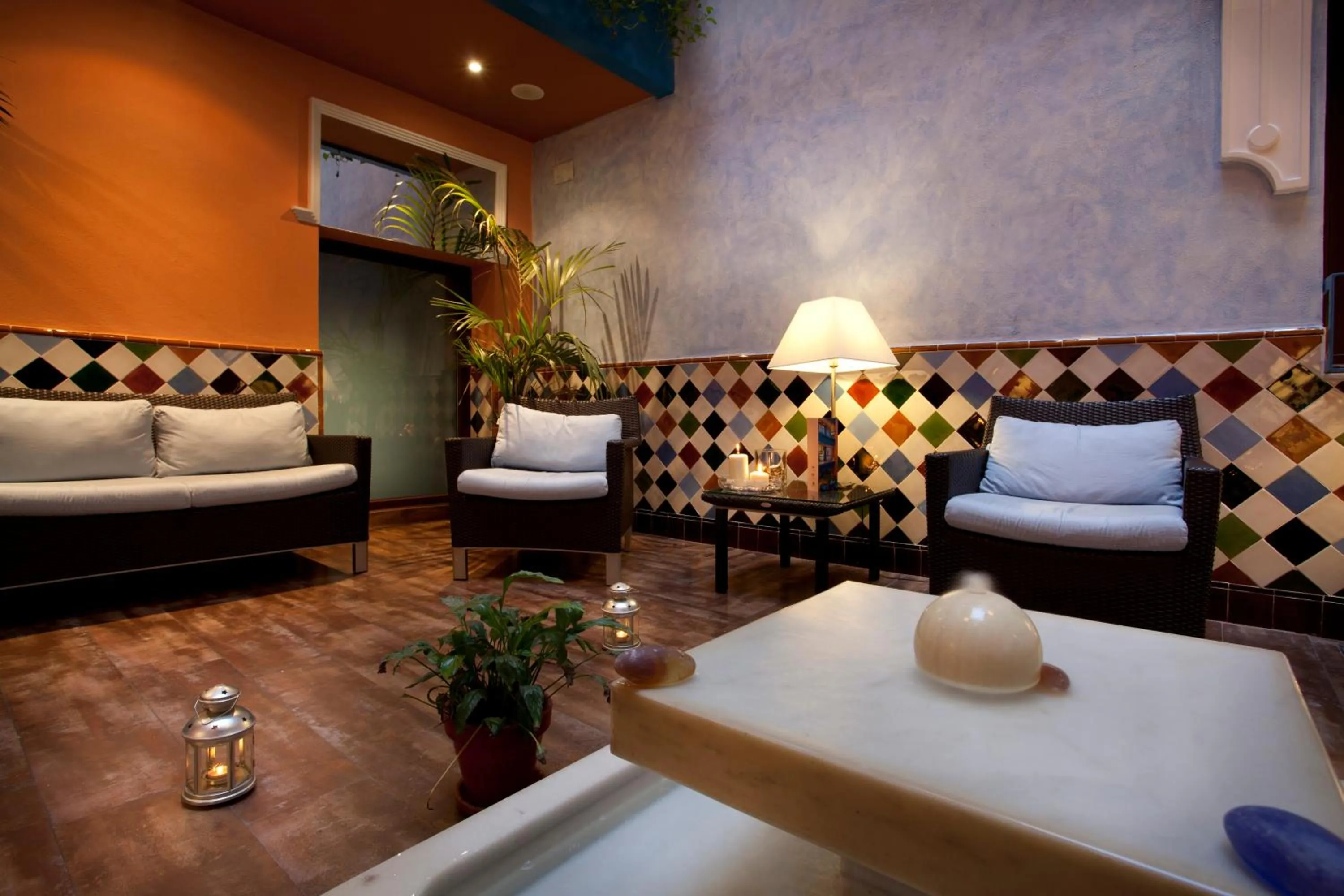 Lounge or bar, Bed in Suites Gran Vía 44