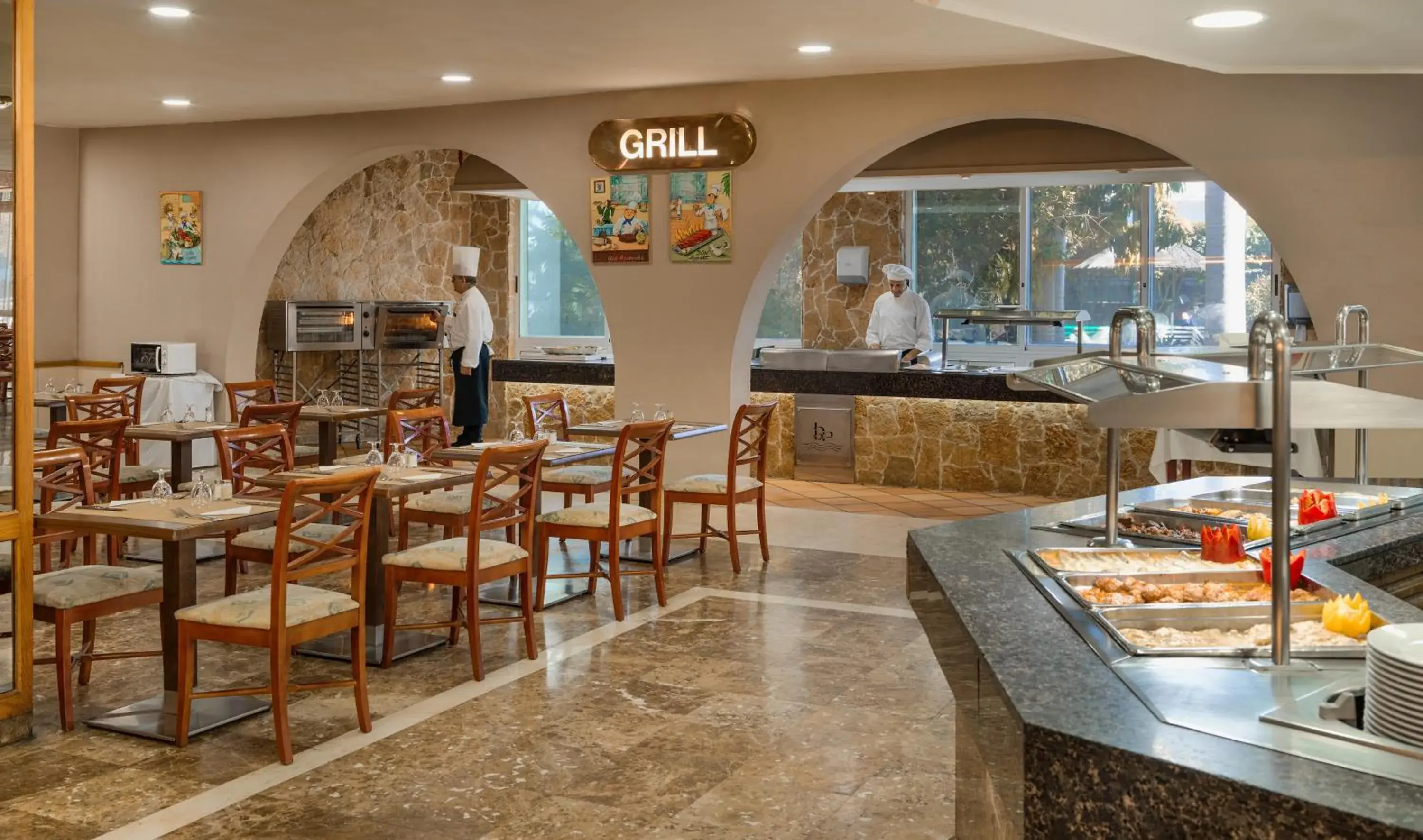 Buffet breakfast in Relaxia Beverly Park Buffet breakfast in Relaxia Beverly Park