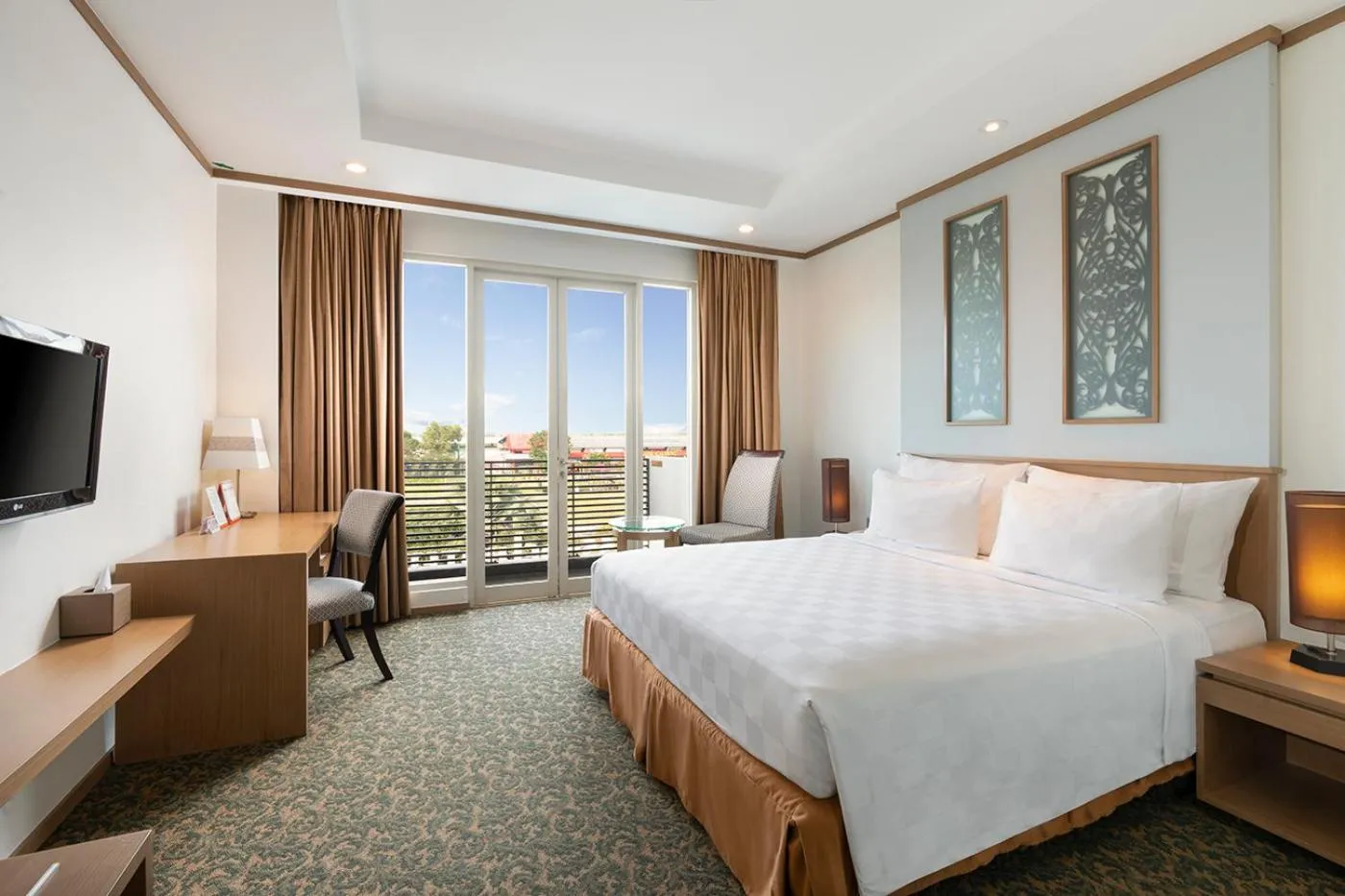 Bed in Swiss-Belhotel Danum Palangkaraya