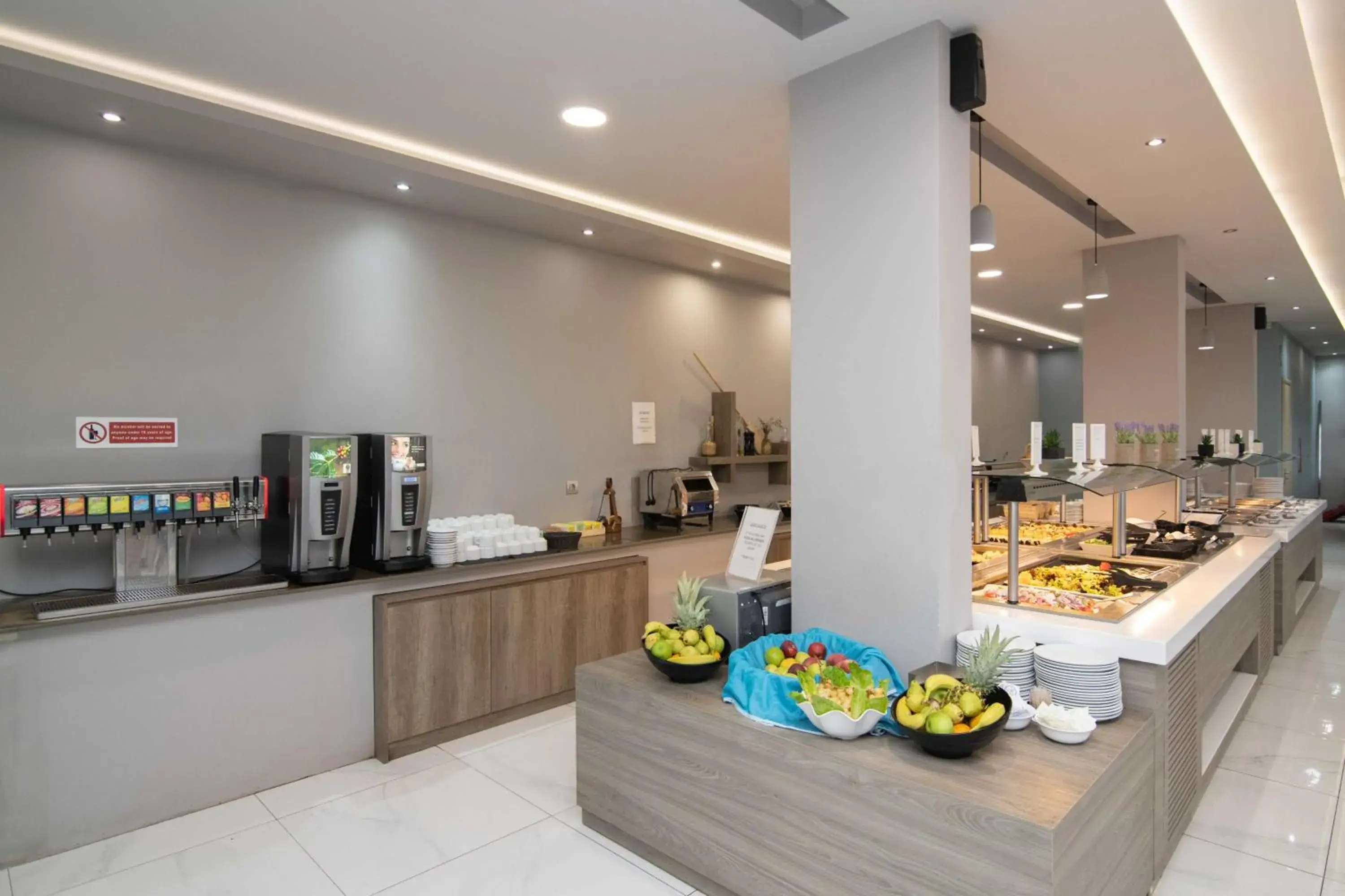 Buffet breakfast in Karras Grande Resort Buffet breakfast in Karras Grande Resort