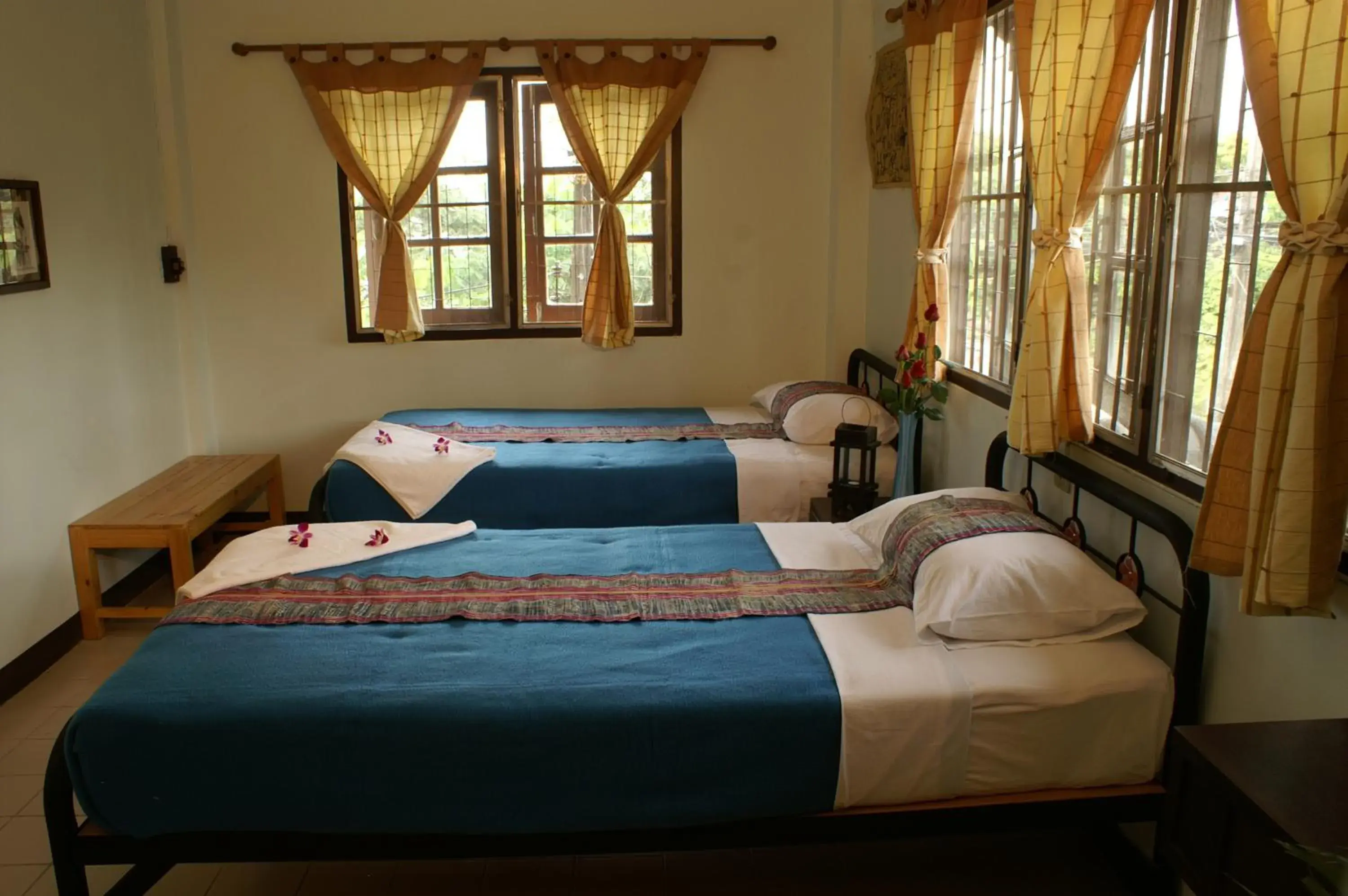 Day, Bed in Trekker Camp Day, Bed in Trekker Camp