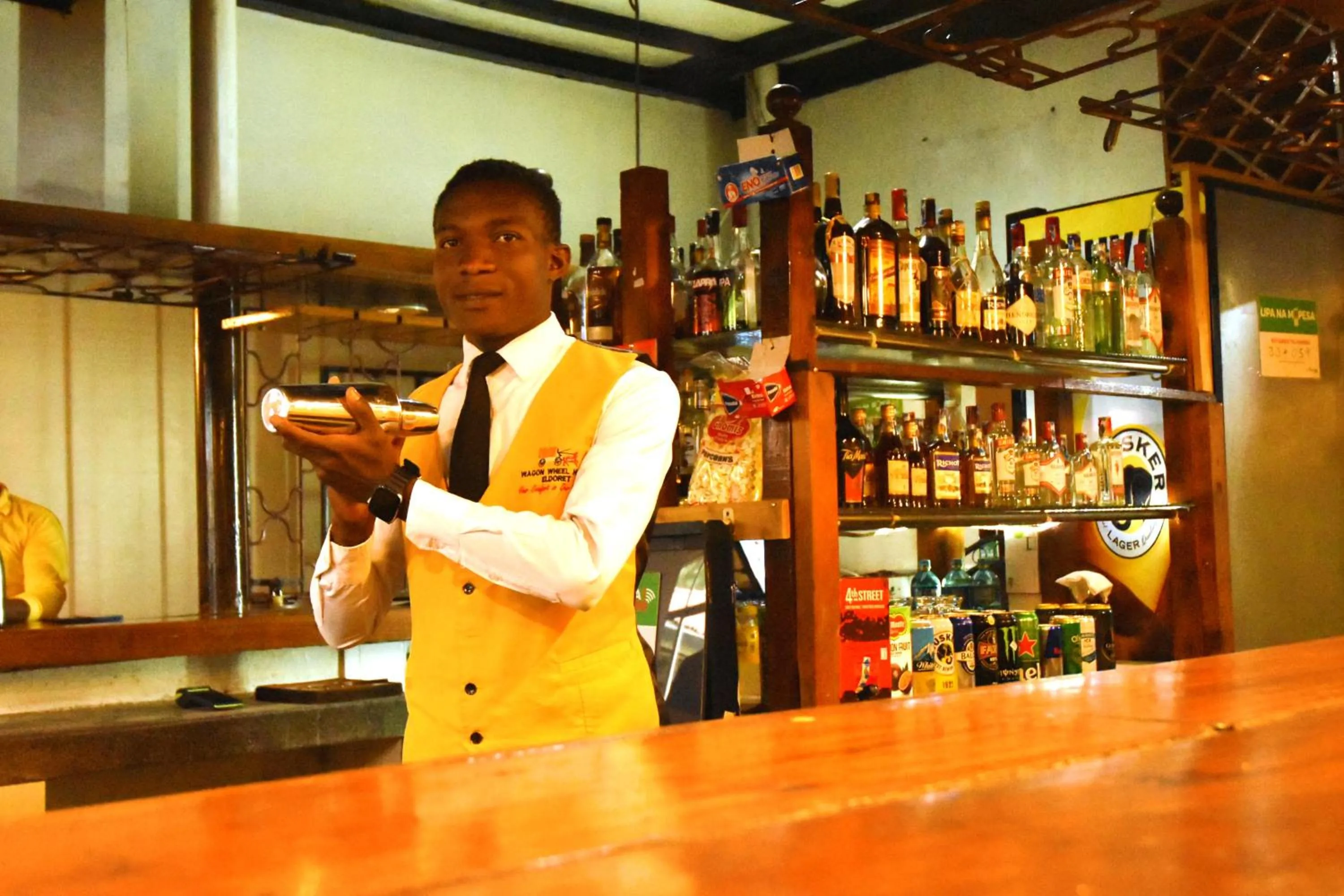 Lounge or bar in Wagon Wheel Hotel Eldoret