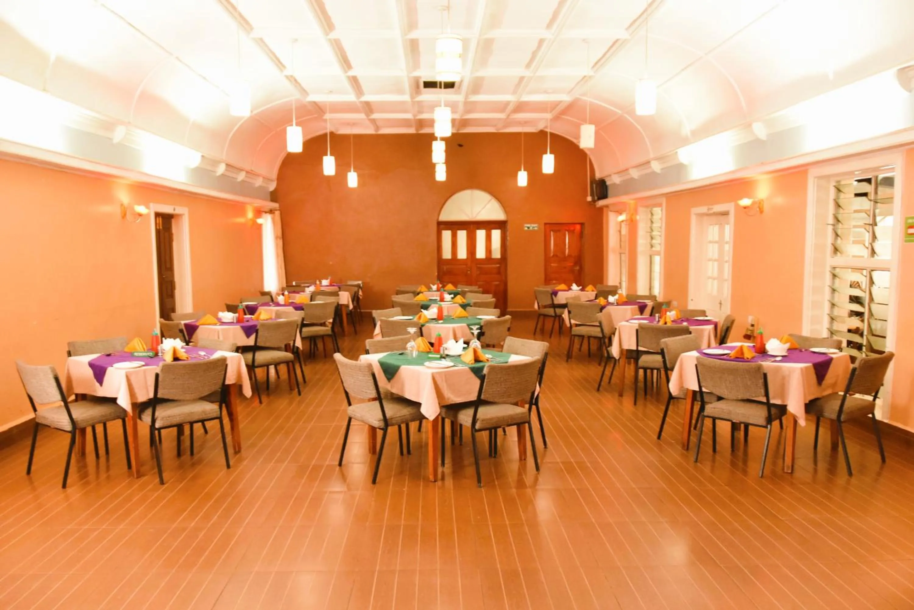 Dining area in Wagon Wheel Hotel Eldoret