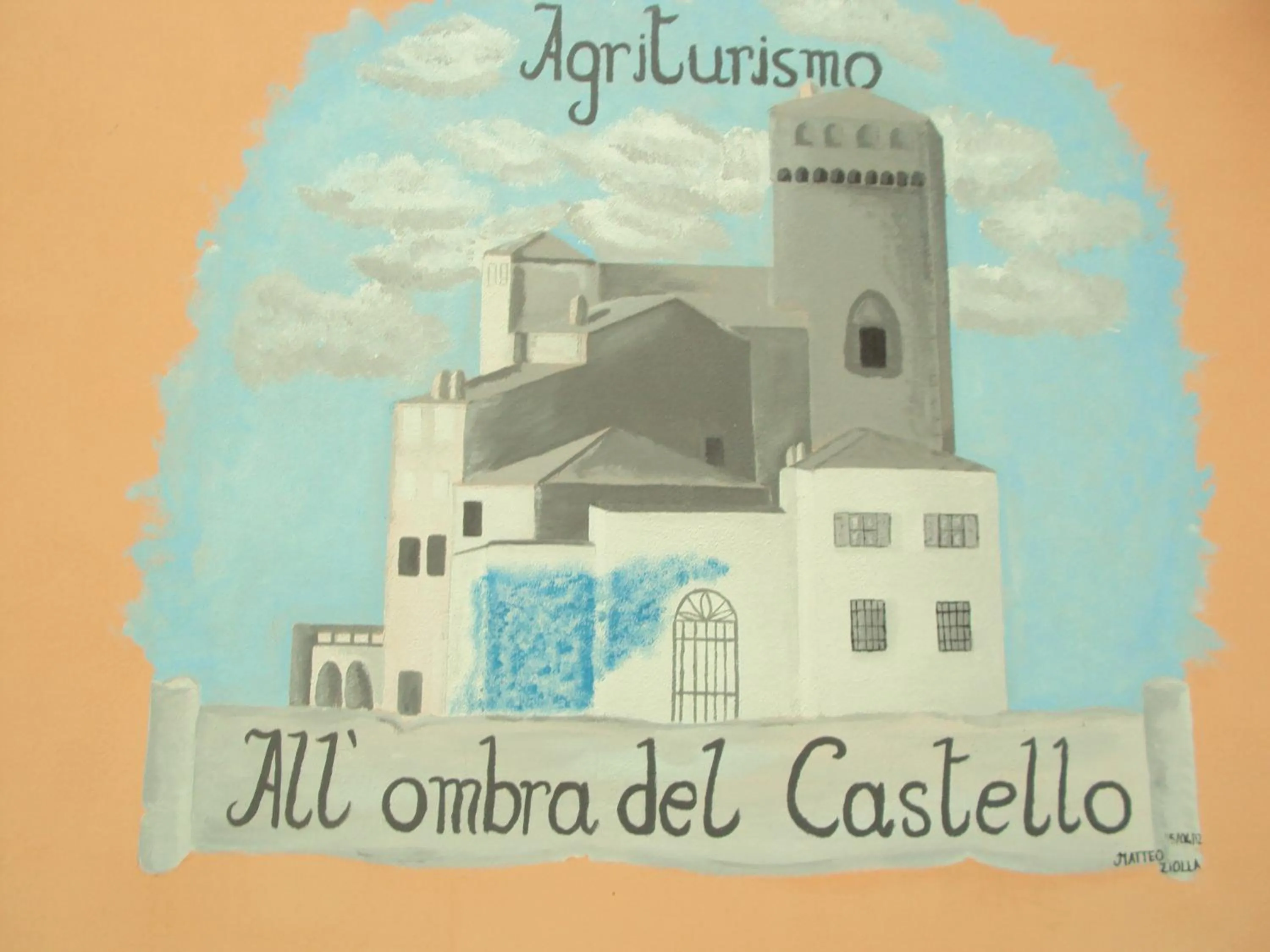 Decorative detail in All'Ombra del Castello