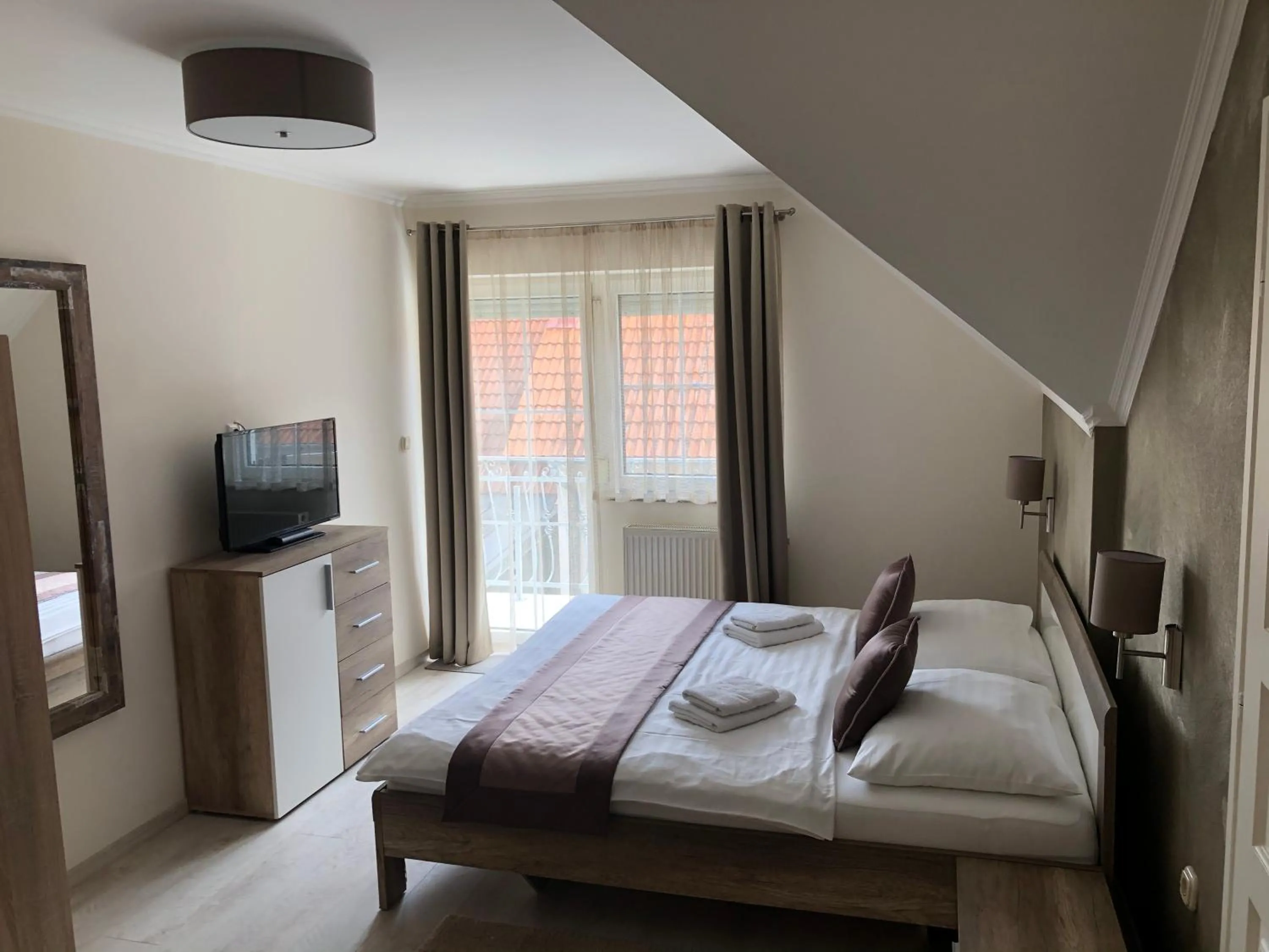 Bed in Judit Vendégház