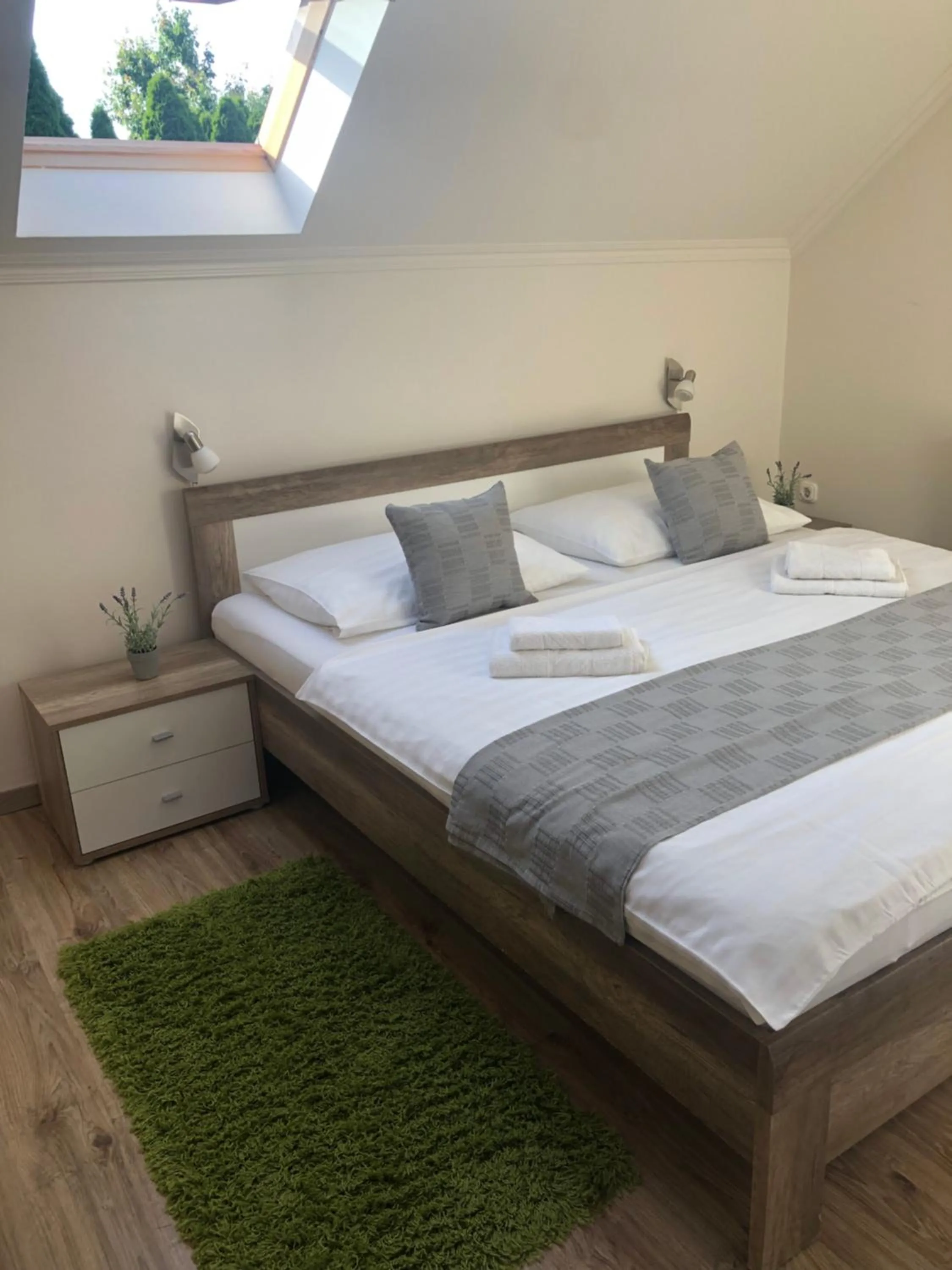 Bed in Judit Vendégház