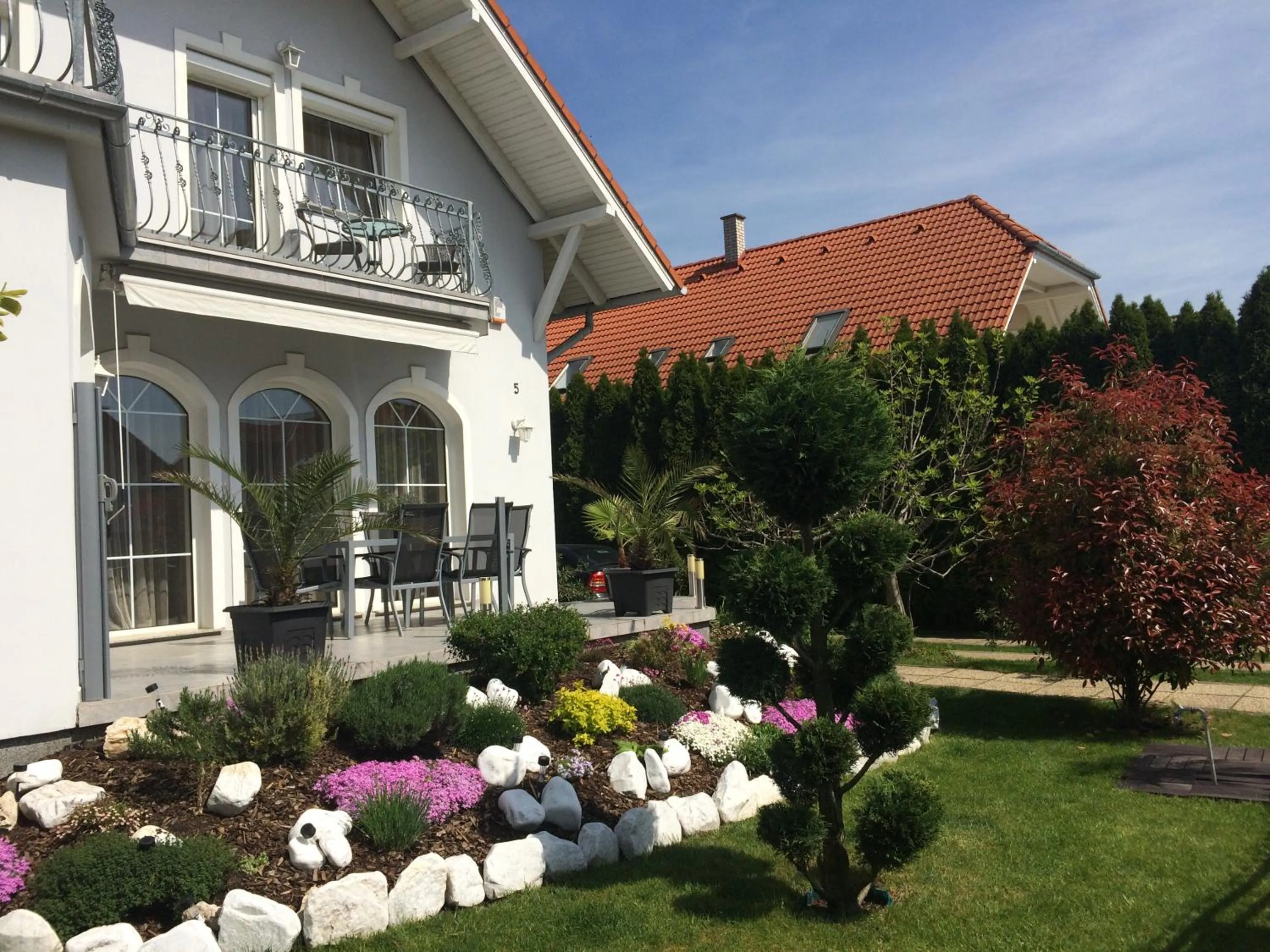 Garden in Judit Vendégház