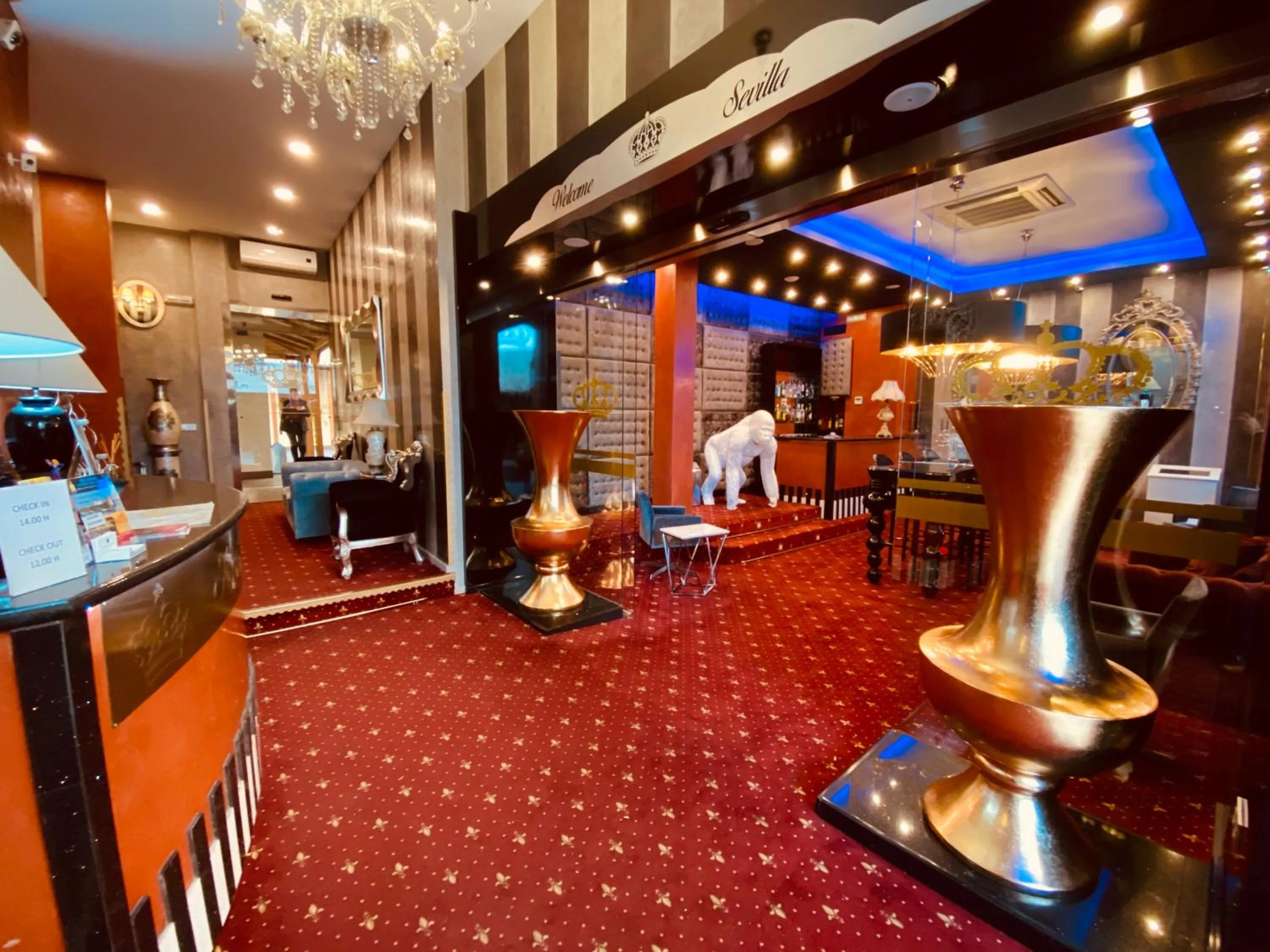 Lobby or reception in Hotel Palace Sevilla