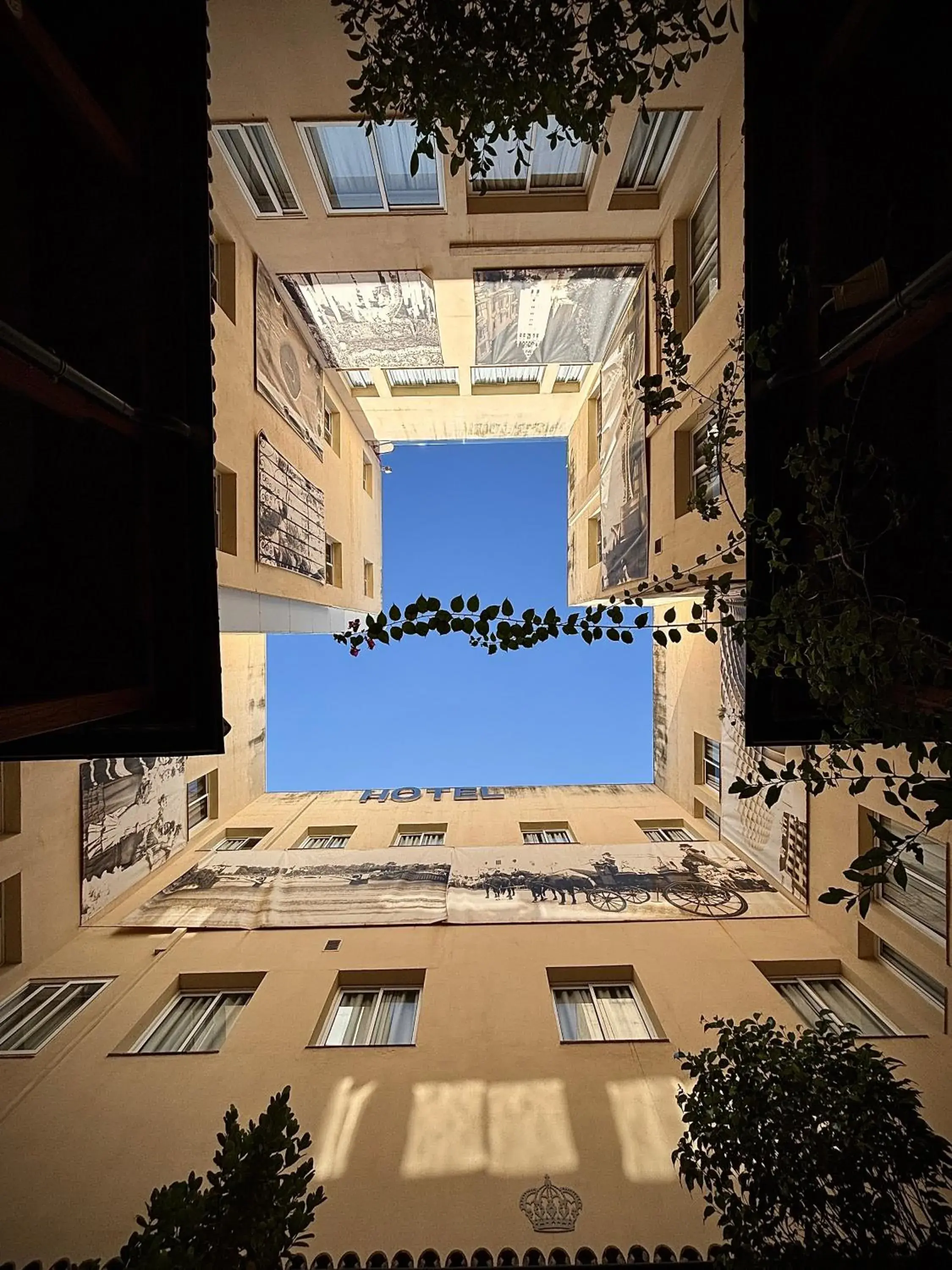 Bird's eye view in Hotel Palace Sevilla Bird's eye view in Hotel Palace Sevilla