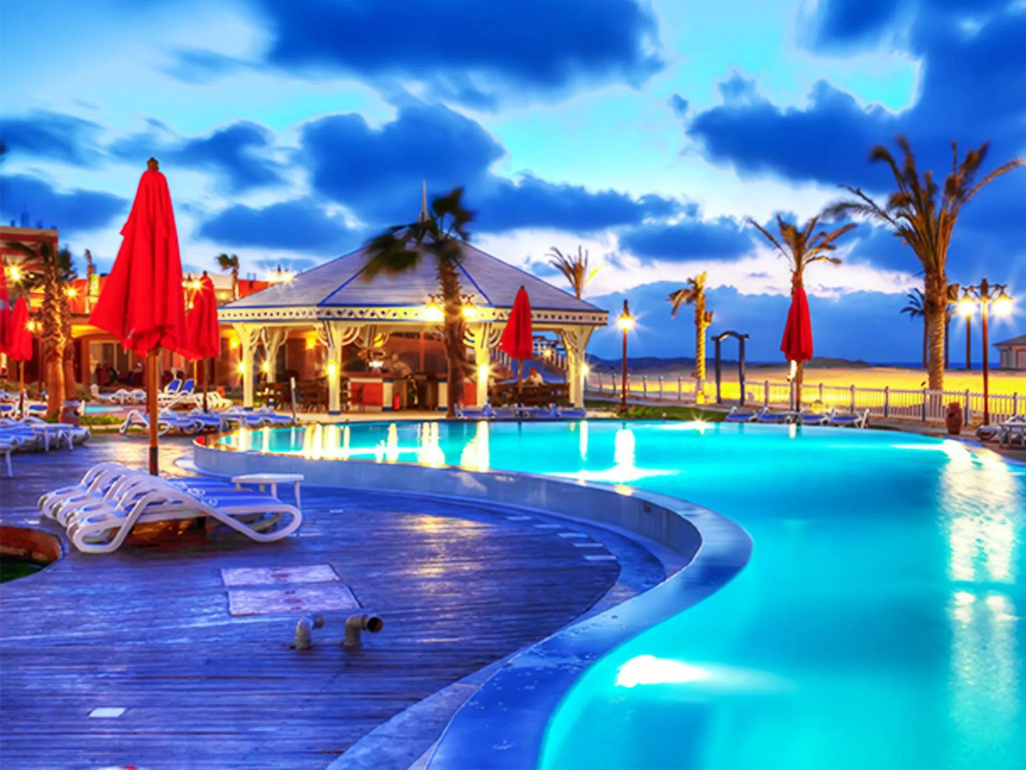 Swimming pool in Porto Matrouh Beach Resort