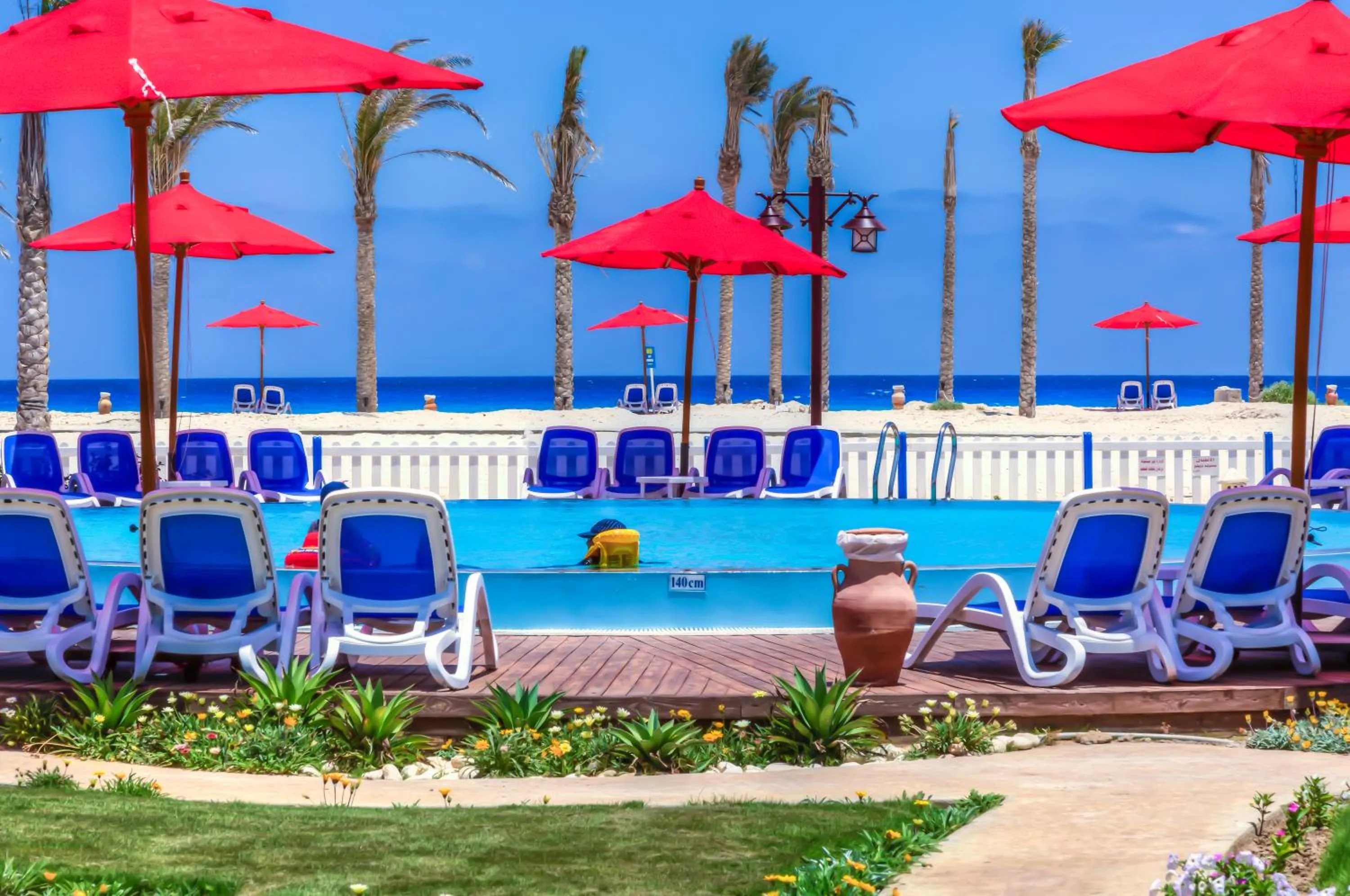 Swimming pool in Porto Matrouh Beach Resort