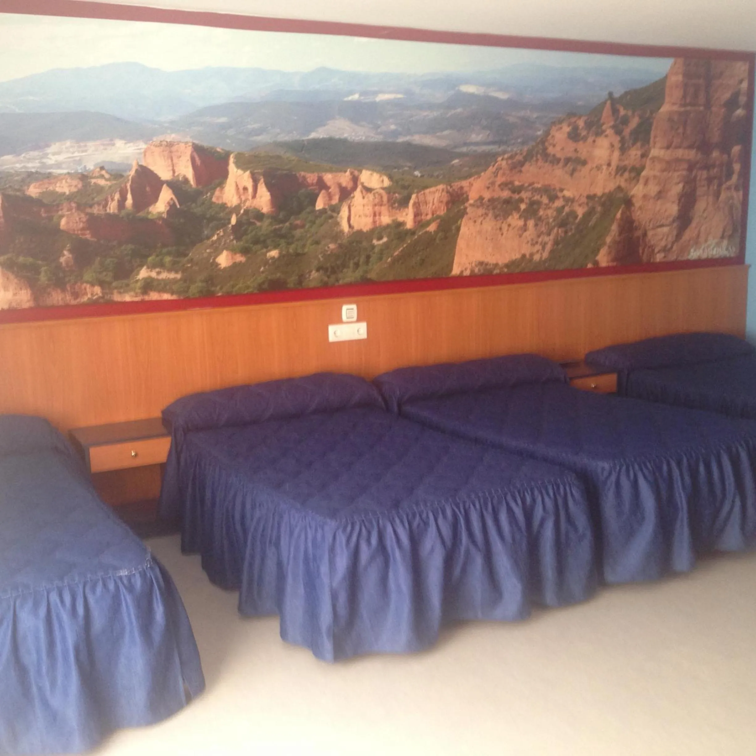 Bed in Hotel Medulio