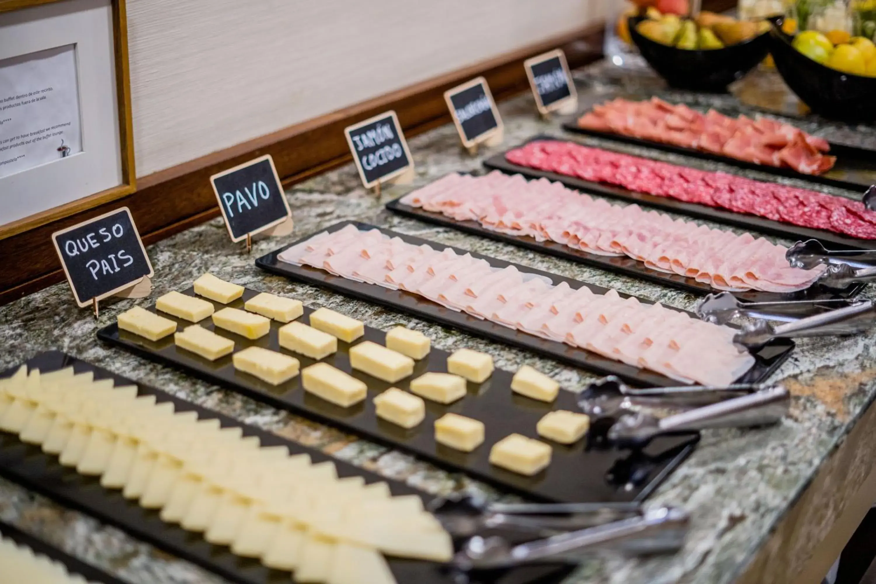 Buffet breakfast in Hotel Compostela Buffet breakfast in Hotel Compostela