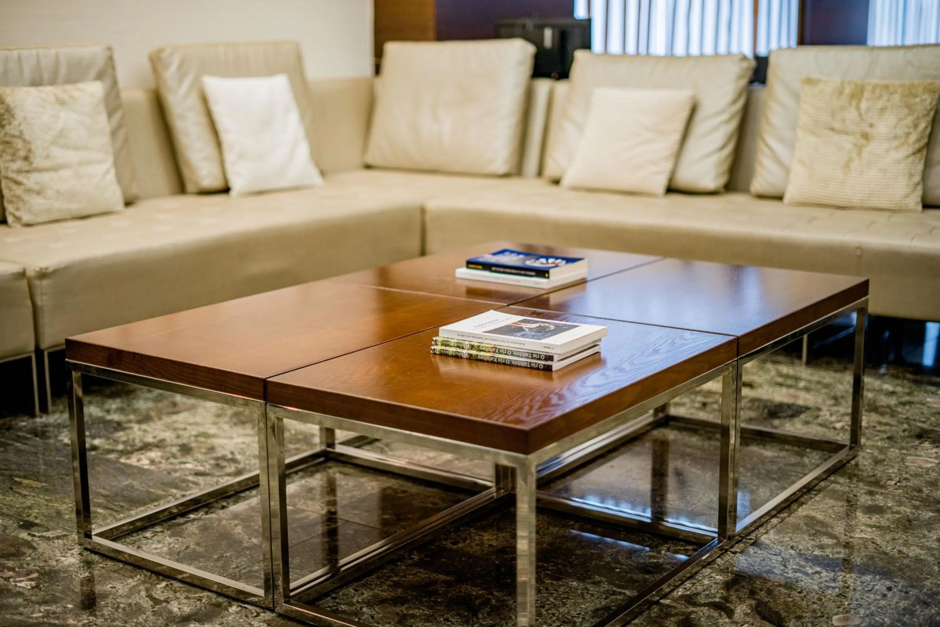 Seating area in Hotel Compostela