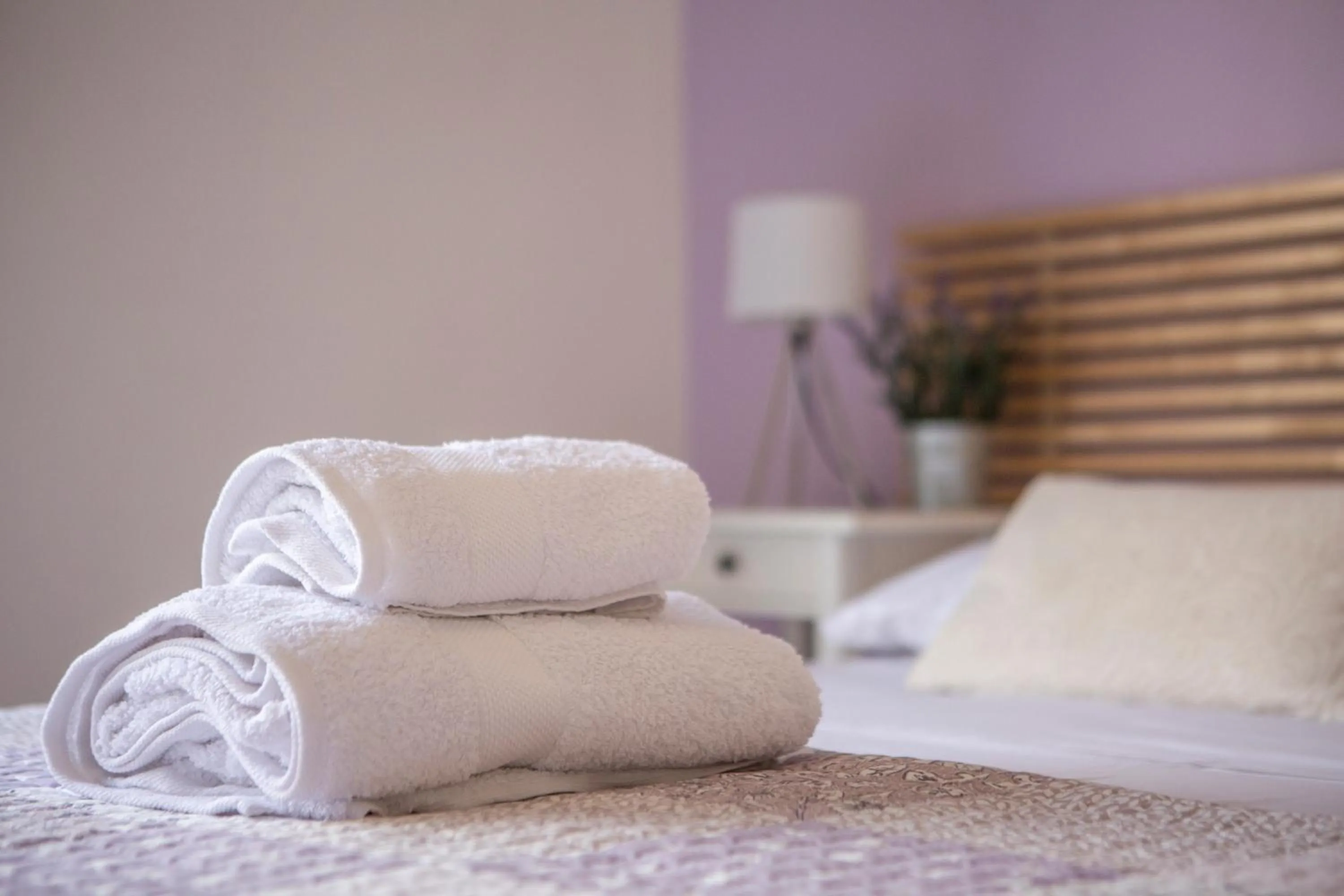 towels, Bed in Cape House