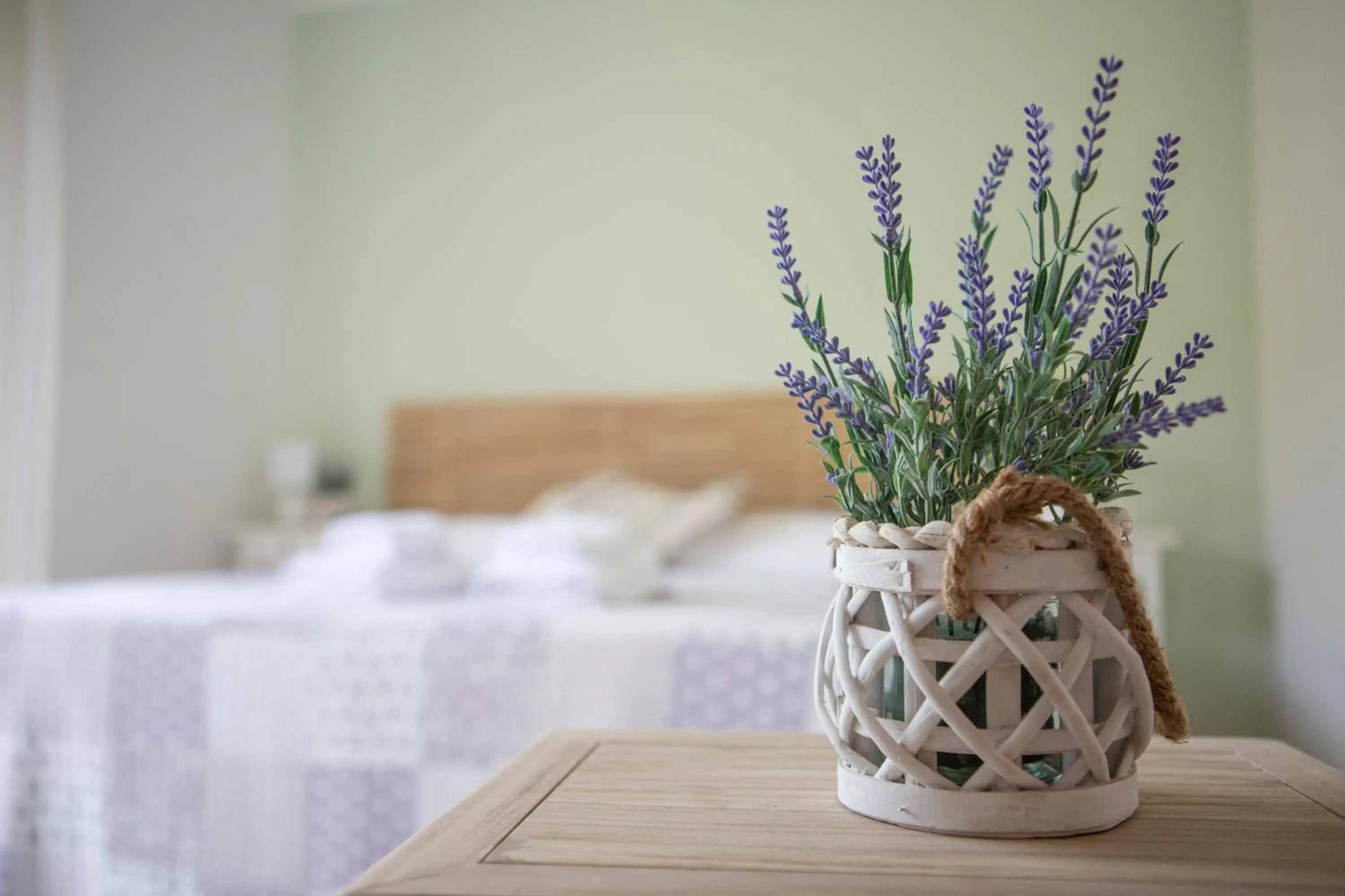 Decorative detail, Bed in Cape House